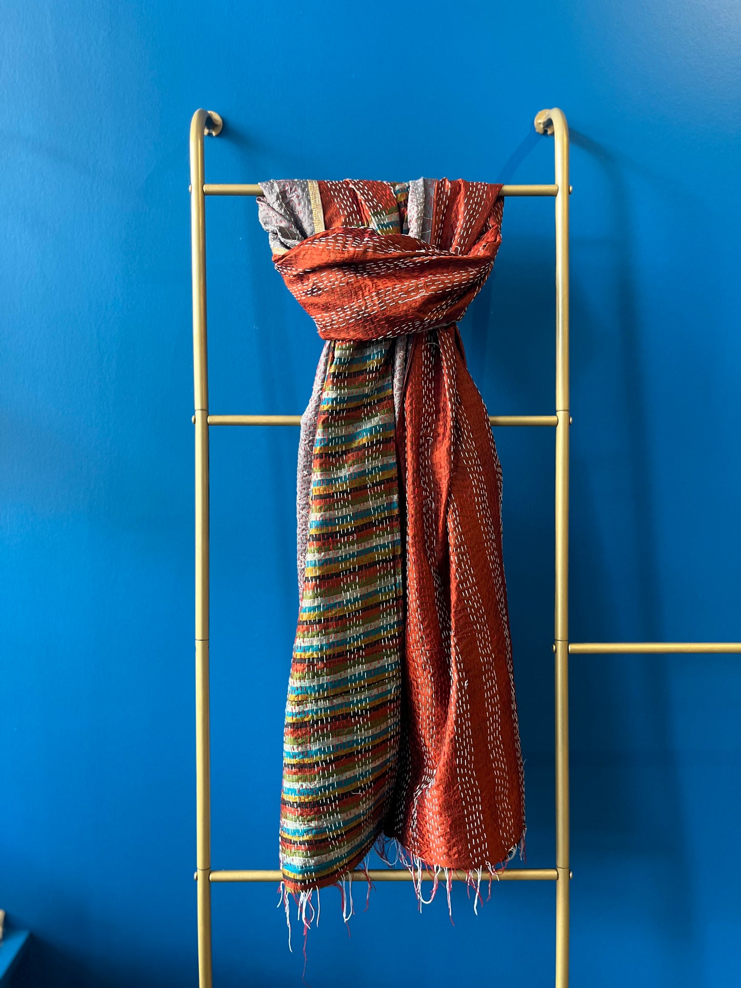 Silk/Silk Blend Scarf Wide - Pattern 9