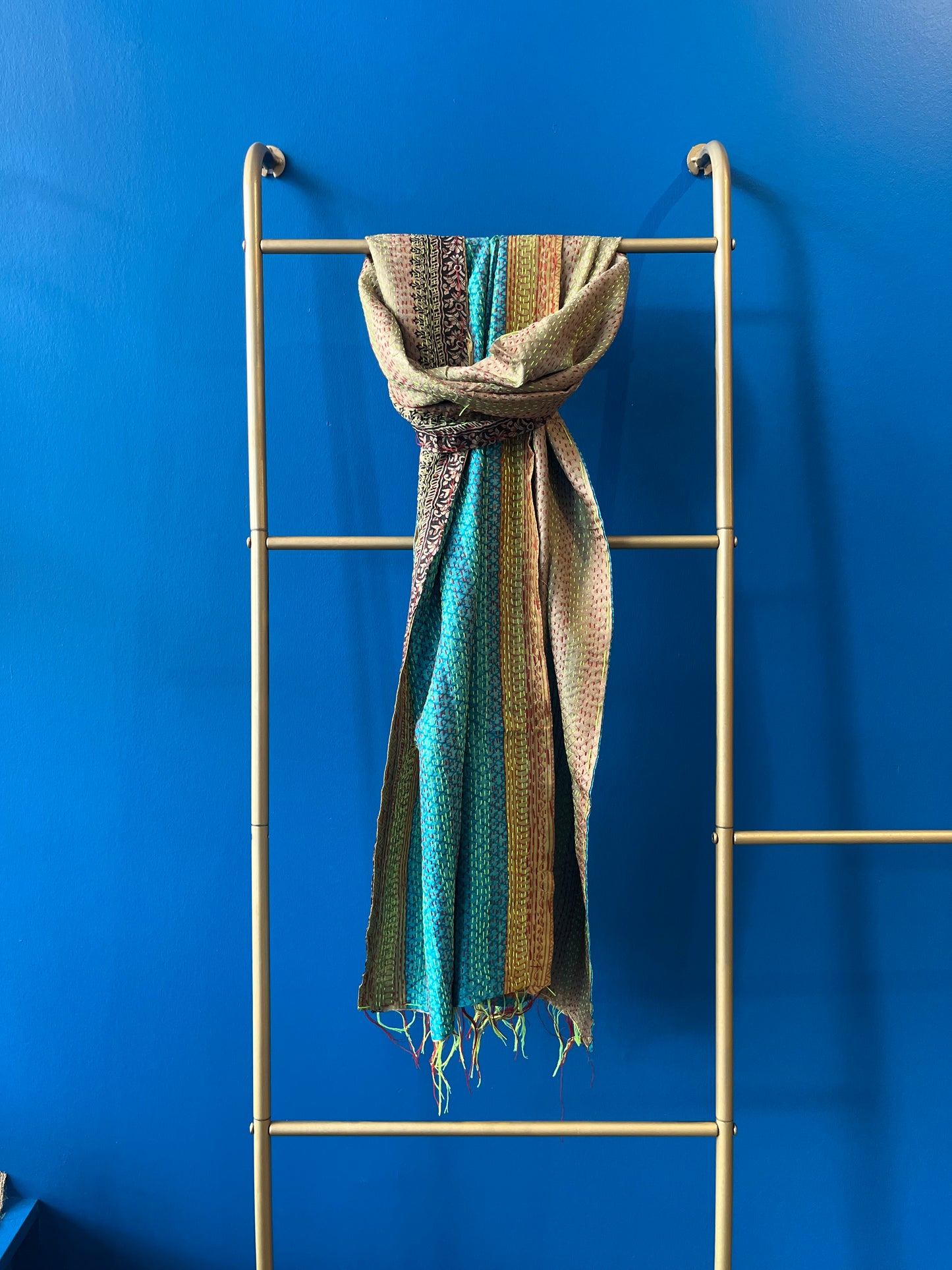 Silk/Silk Blend Scarf Narrow- Pattern 3