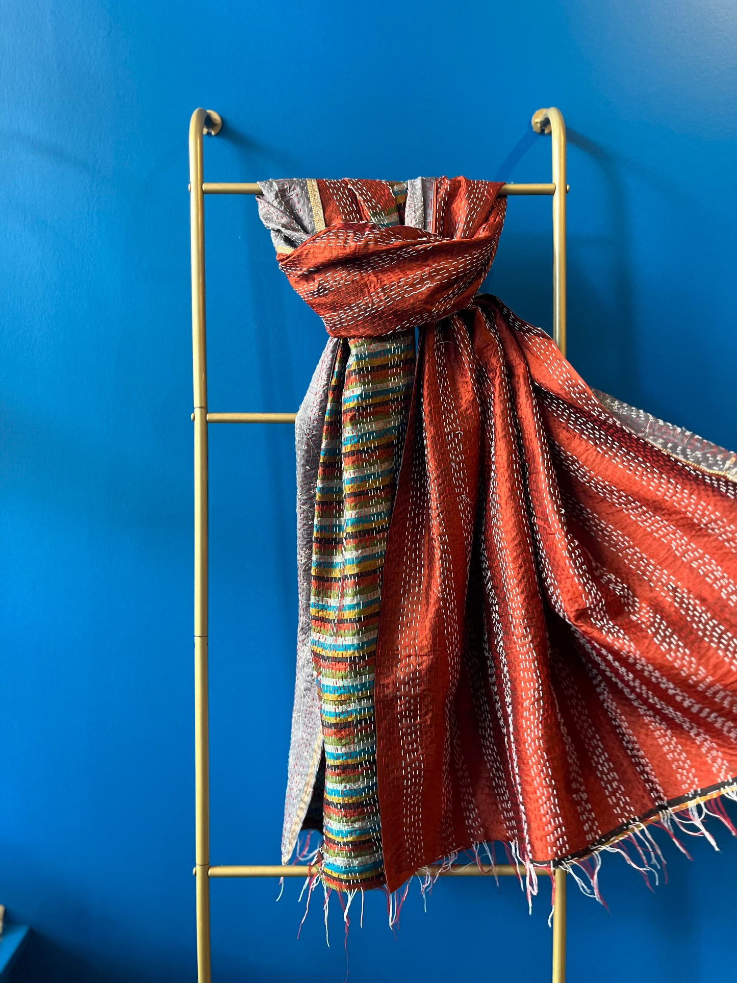 Silk/Silk Blend Scarf Wide - Pattern 9