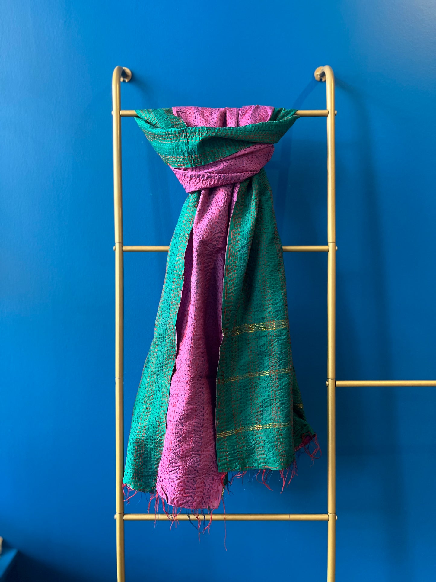 Silk/Silk Blend Scarf Wide - Pattern 12