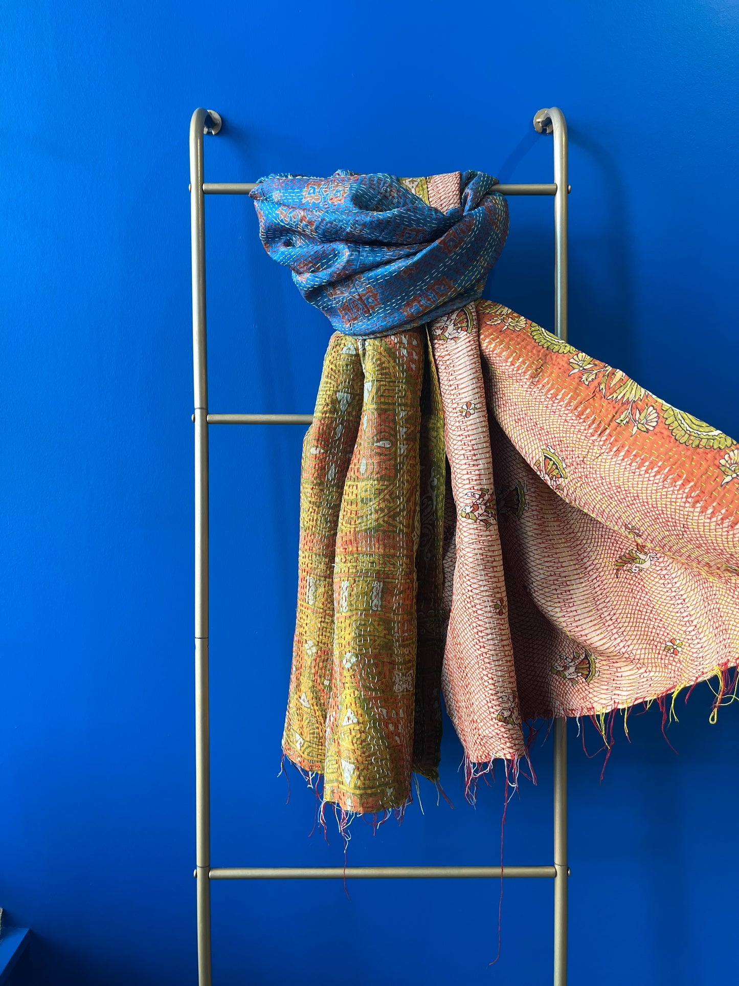 Silk/Silk Blend Scarf Wide - Pattern 10