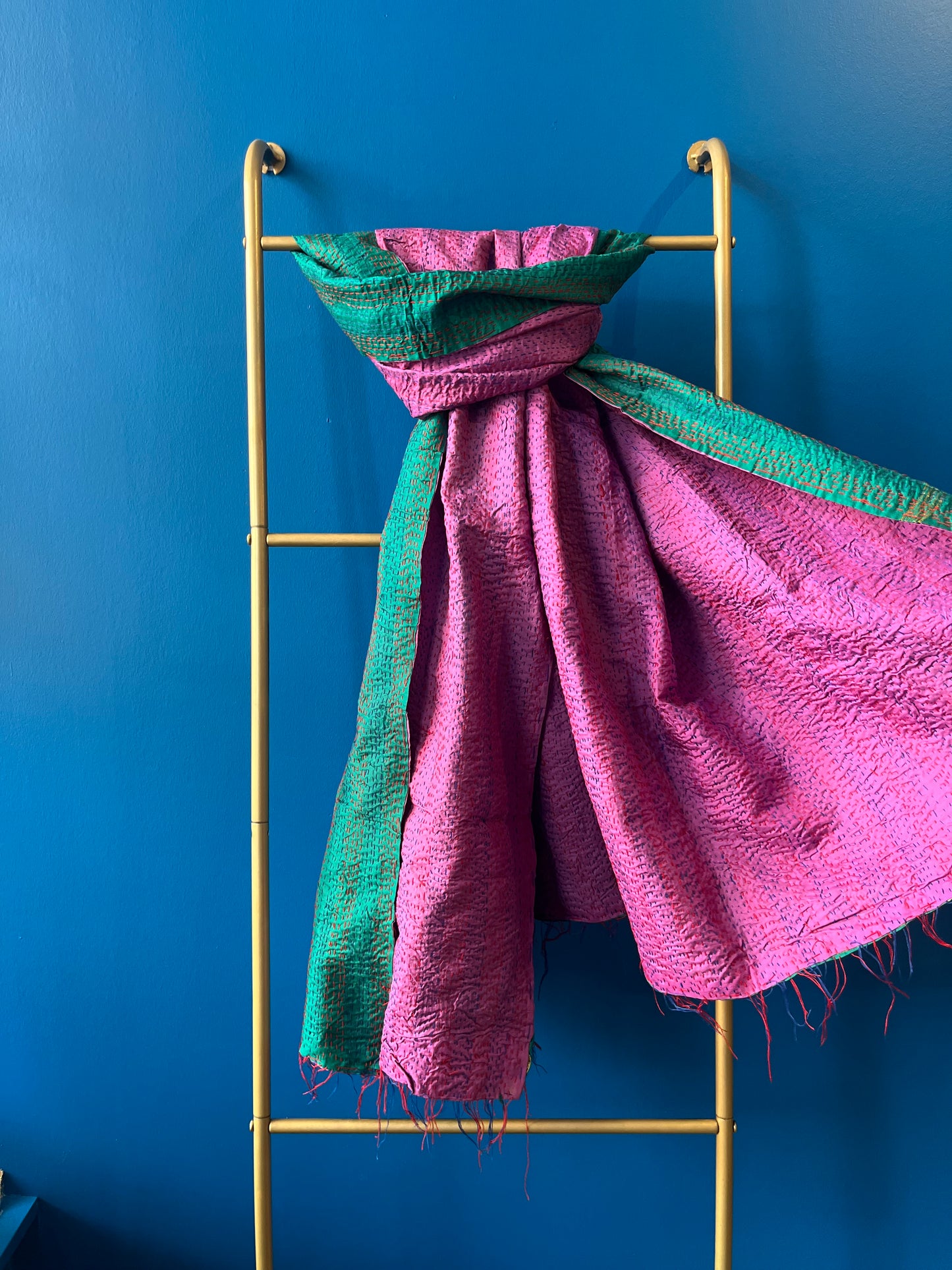 Silk/Silk Blend Scarf Wide - Pattern 12