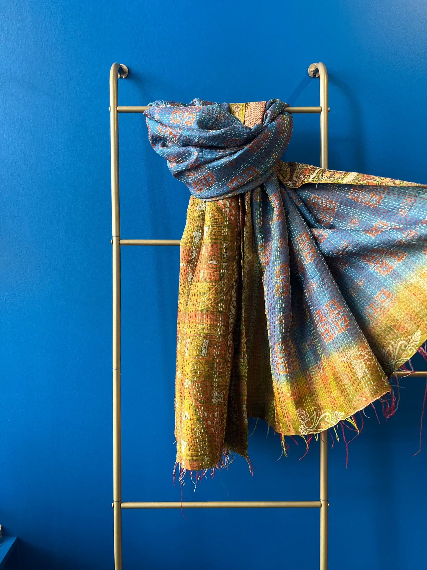 Silk/Silk Blend Scarf Wide - Pattern 10