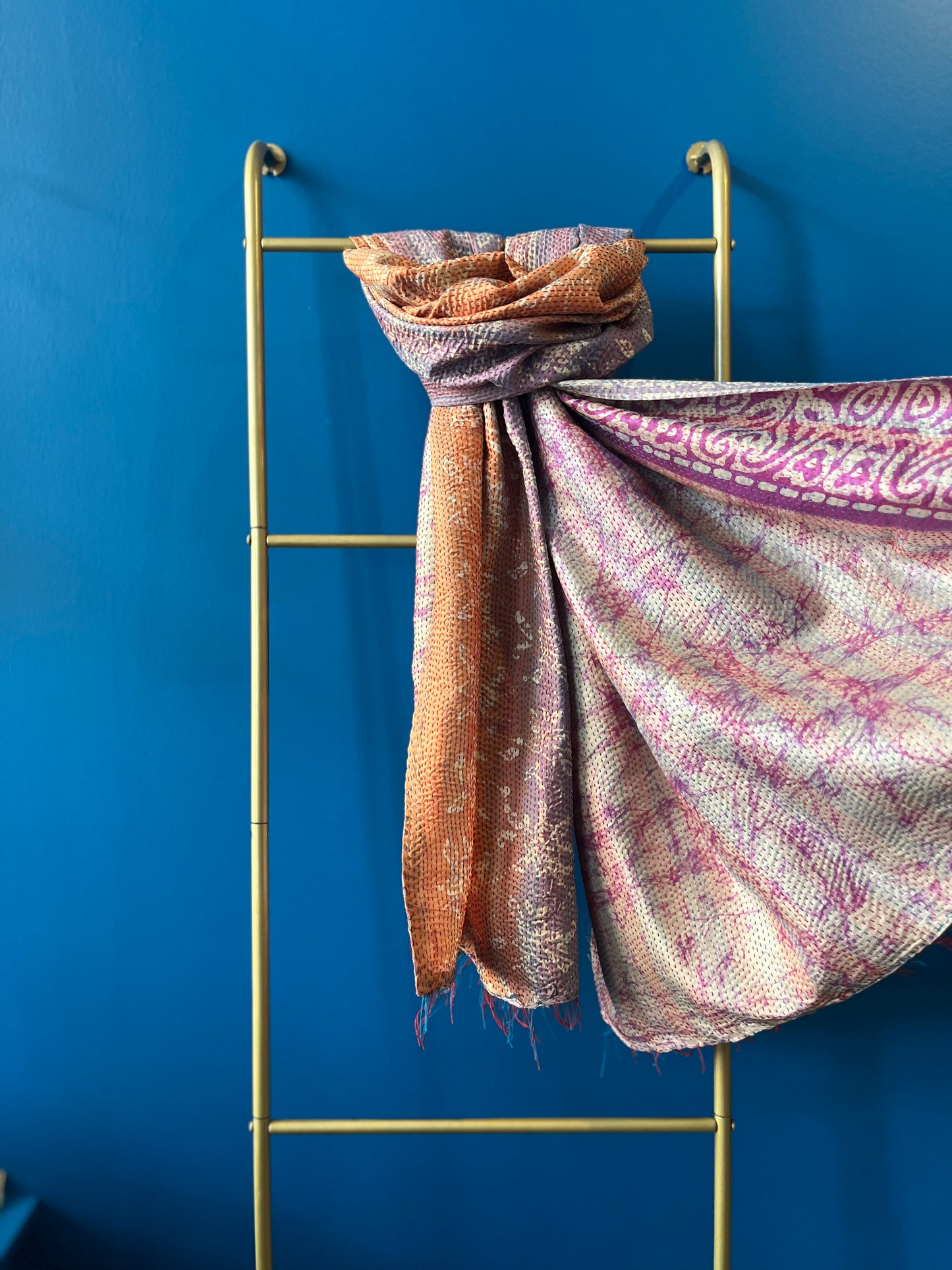 Silk/Silk Blend Scarf Wide - Pattern 11