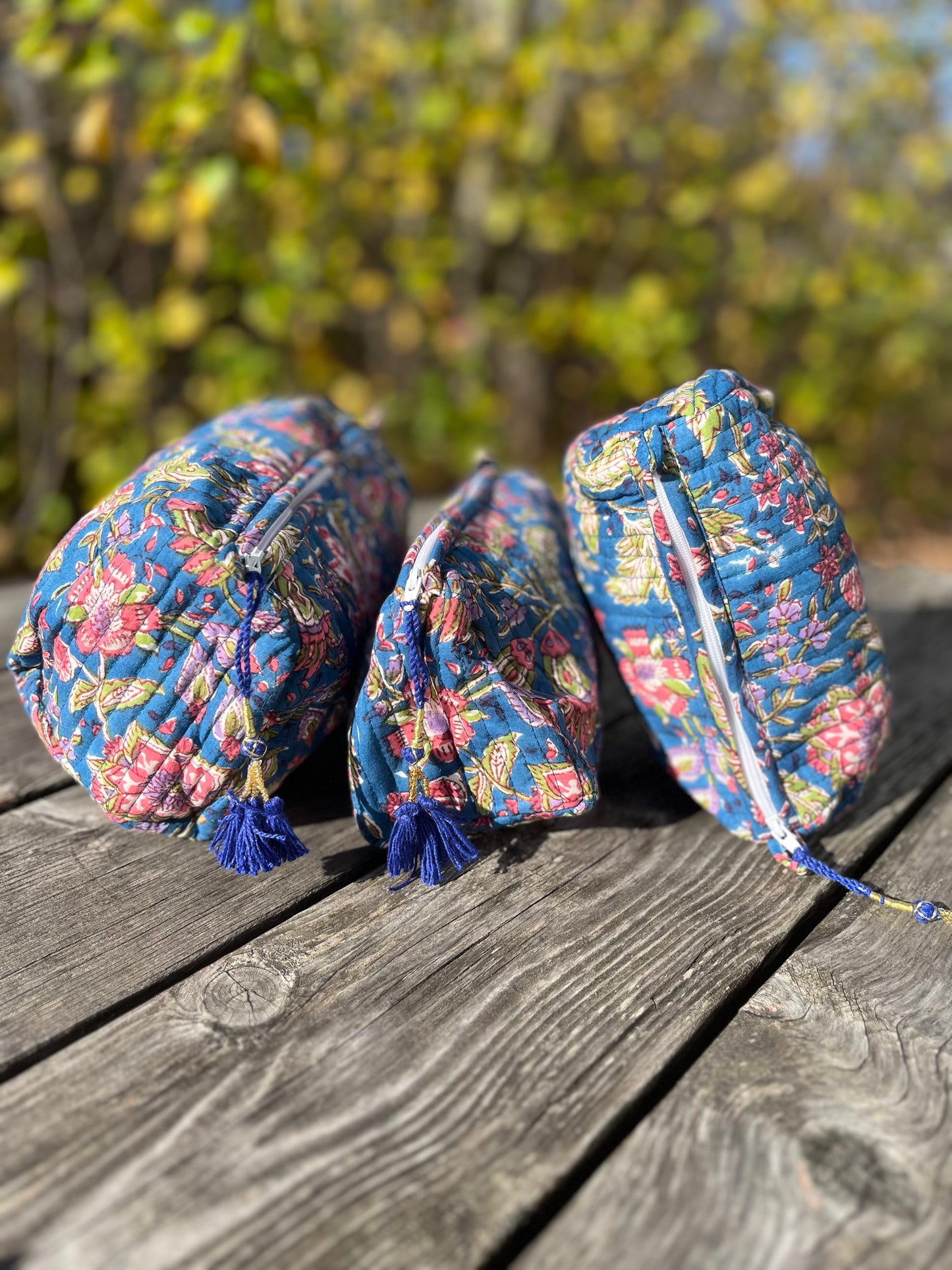 Make Up Bag in Royal Blue