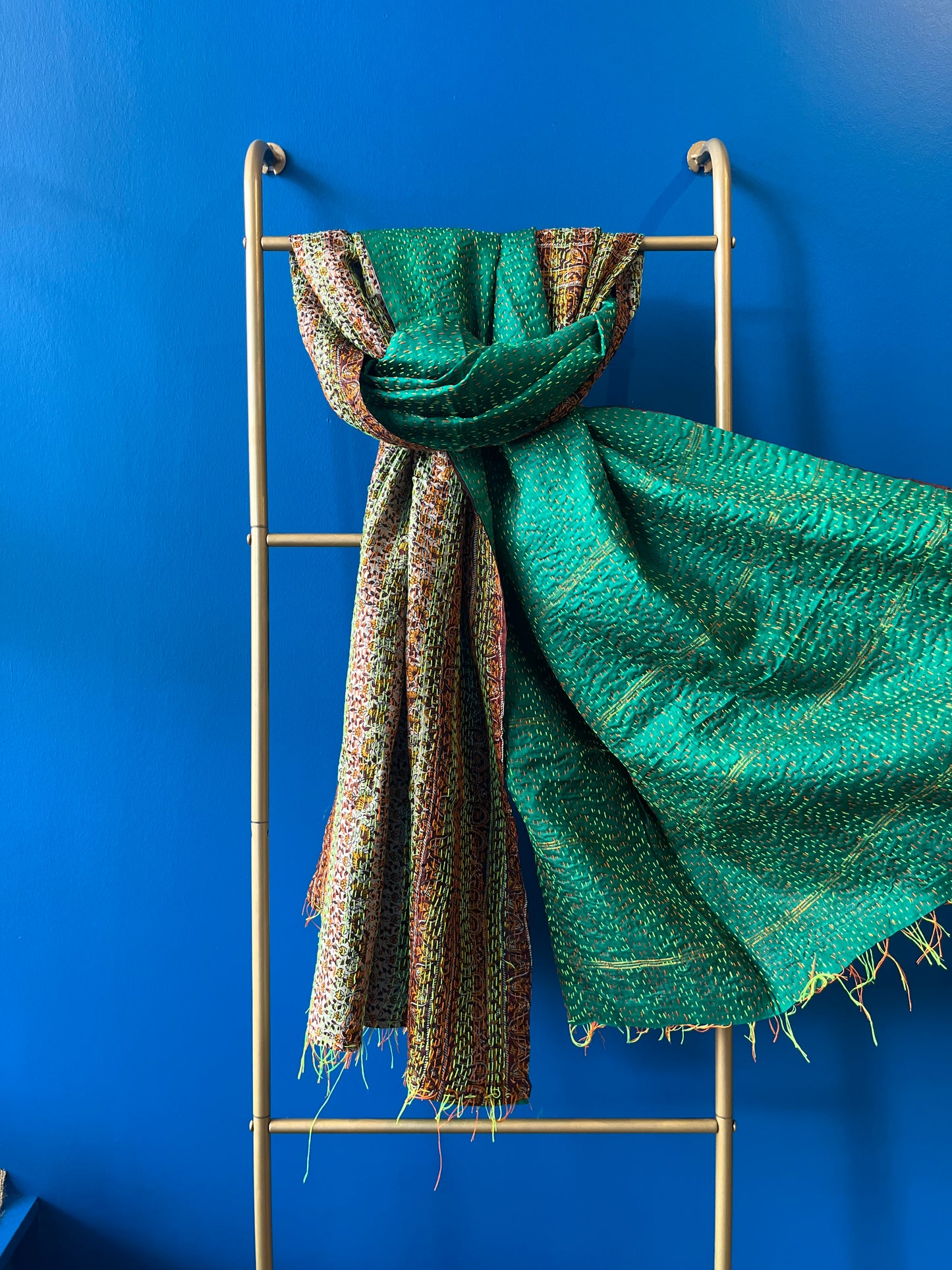 Silk/Silk Blend Scarf Wide - Pattern 5