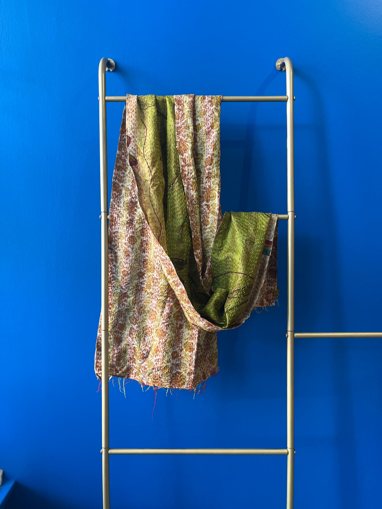 Silk/Silk Blend Scarf Narrow - Pattern 4