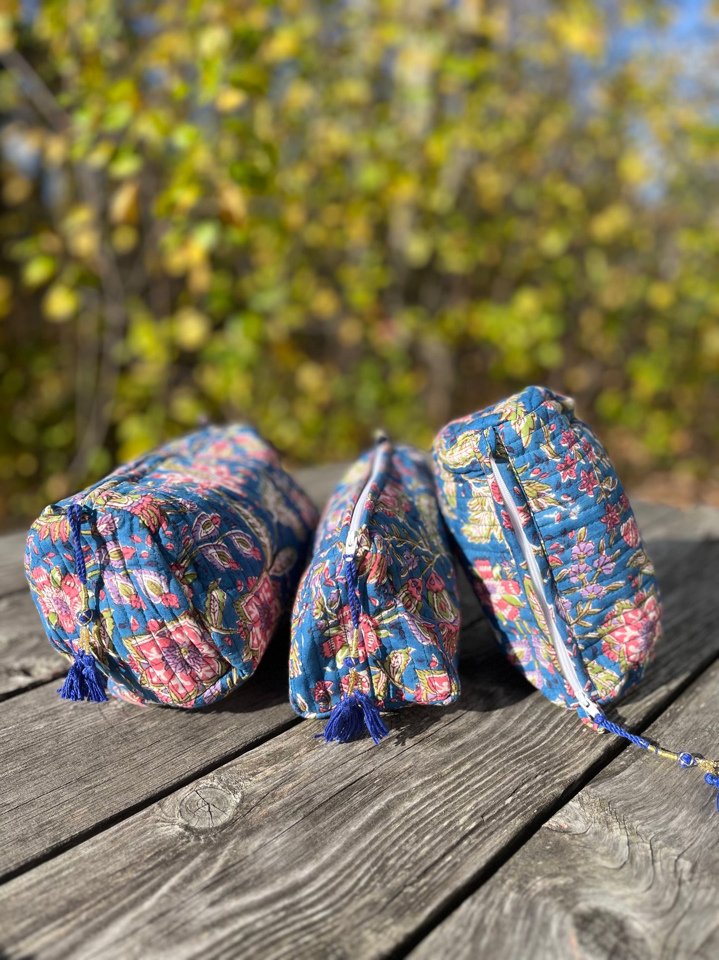 Make Up Bag in Royal Blue