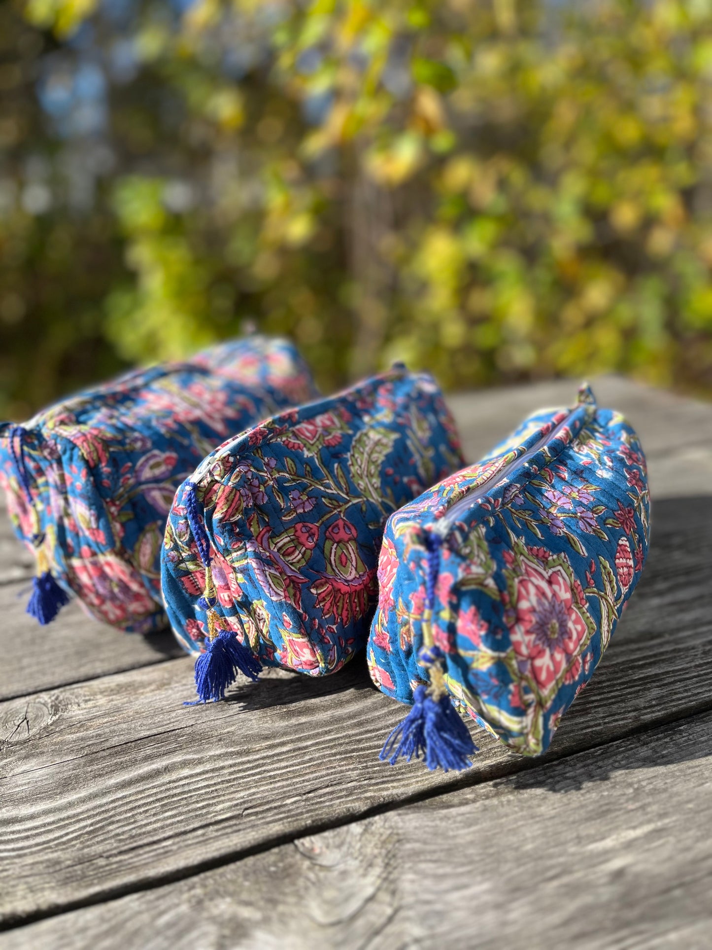 Make Up Bag in Royal Blue
