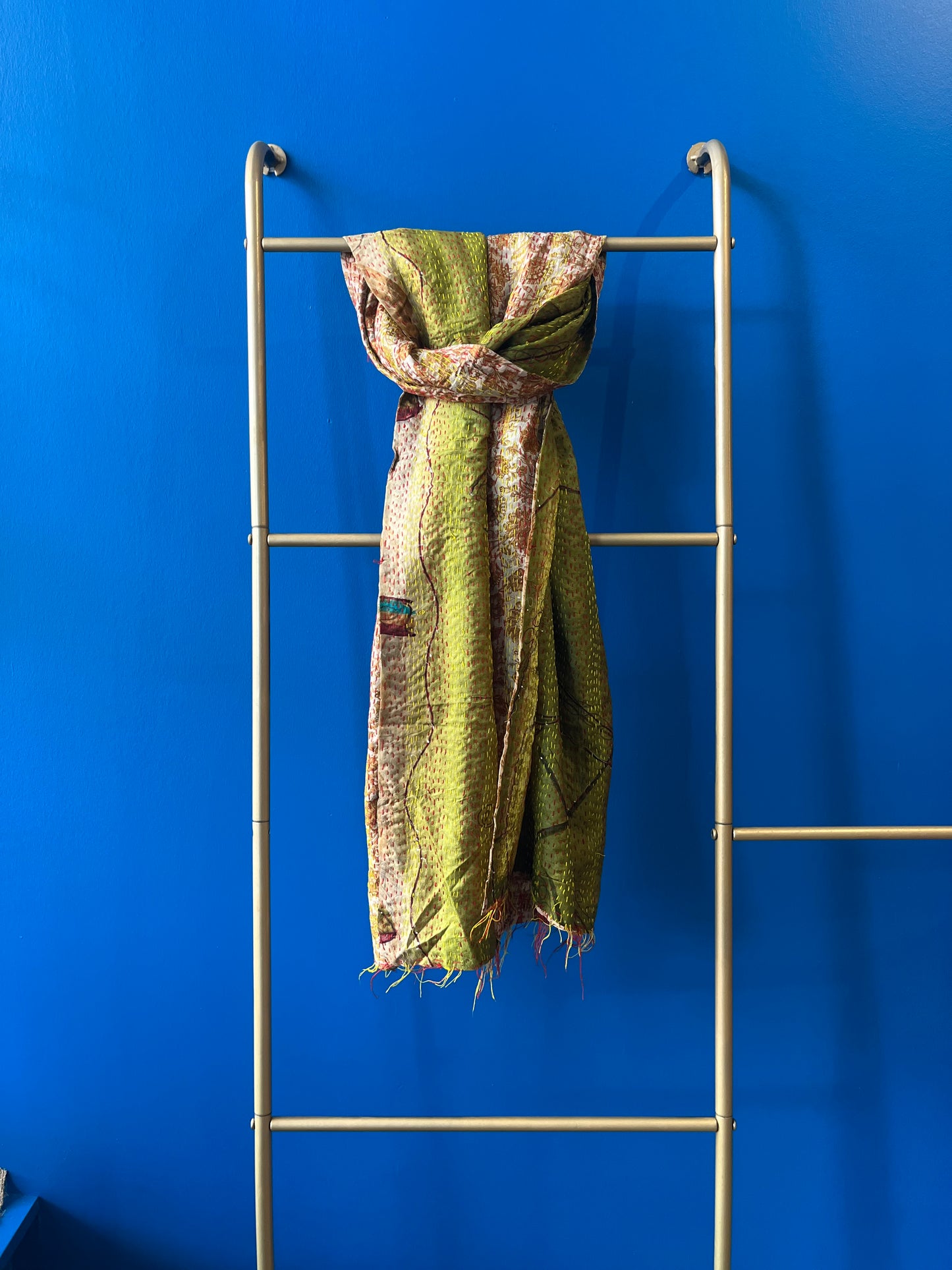 Silk/Silk Blend Scarf Narrow - Pattern 4
