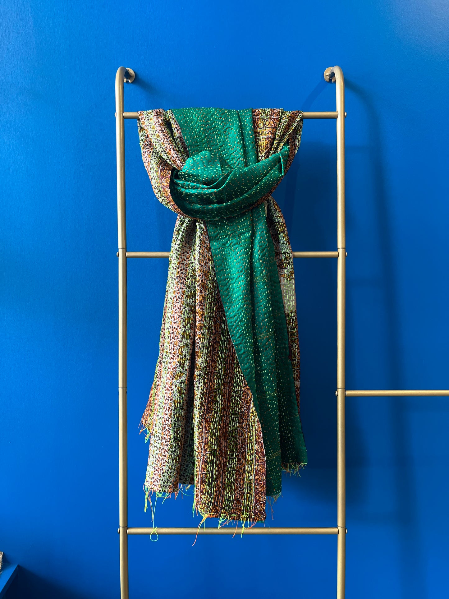 Silk/Silk Blend Scarf Wide - Pattern 5