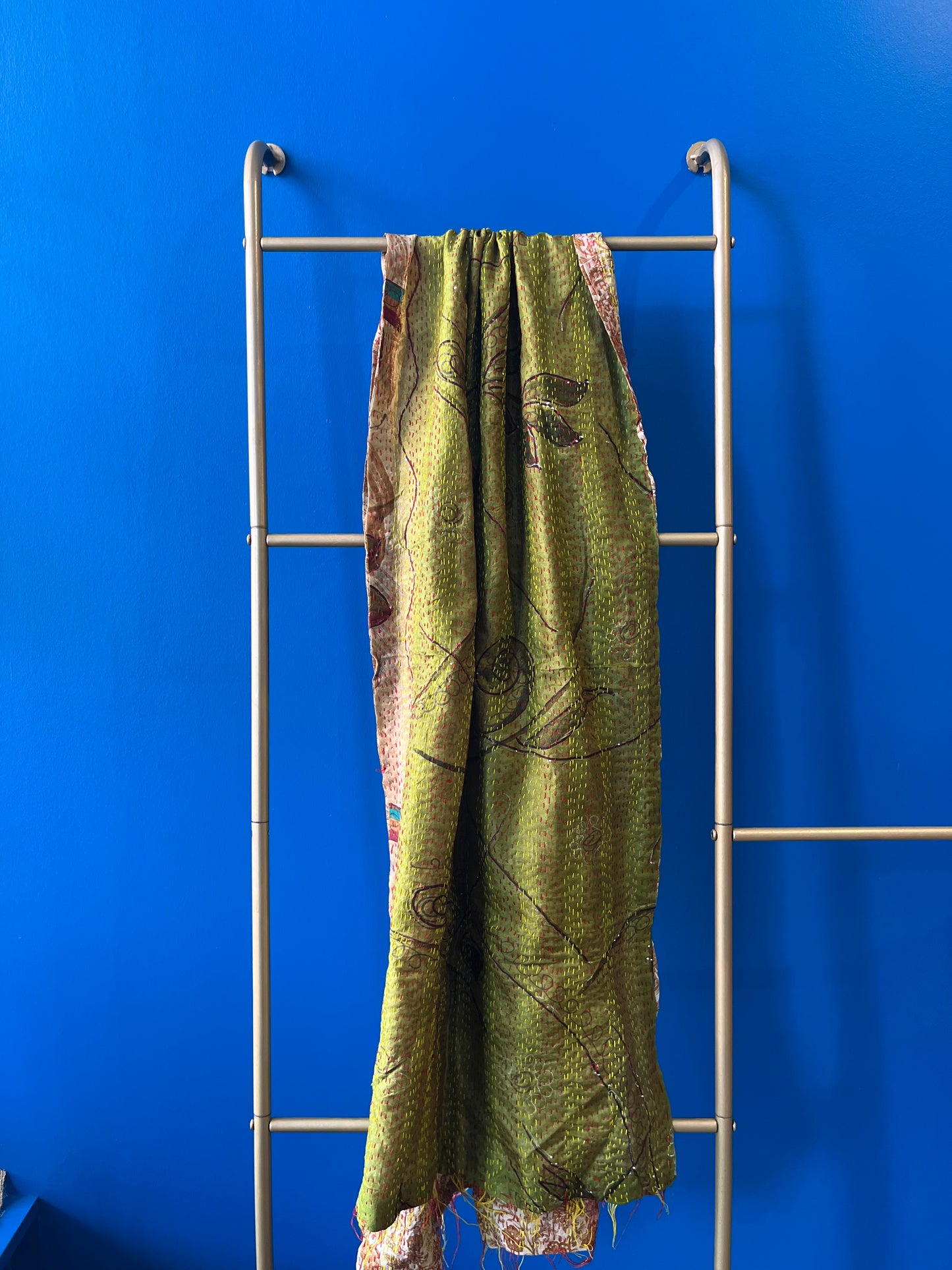 Silk/Silk Blend Scarf Narrow - Pattern 4