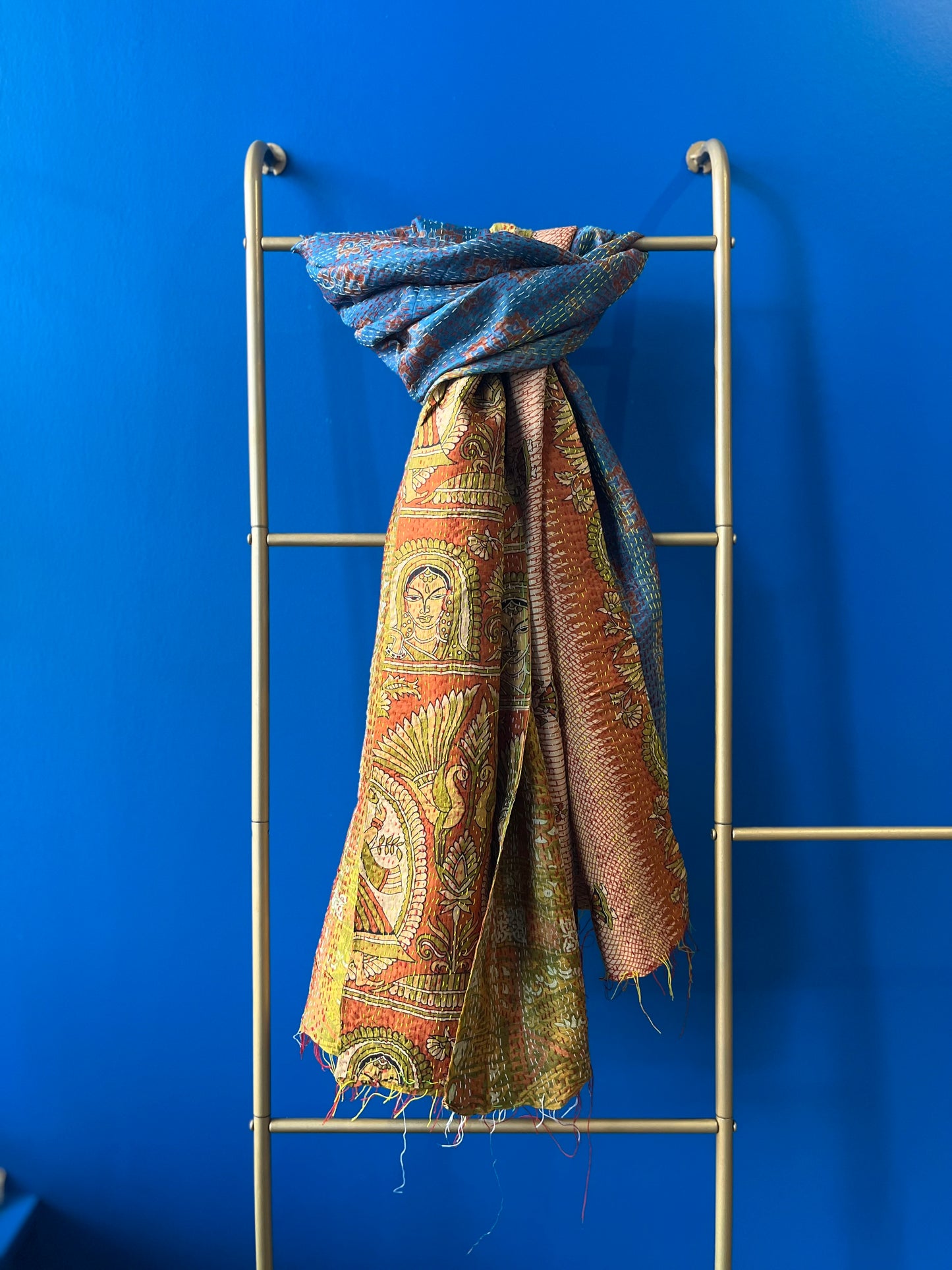 Silk/Silk Blend Scarf Wide - Pattern 10