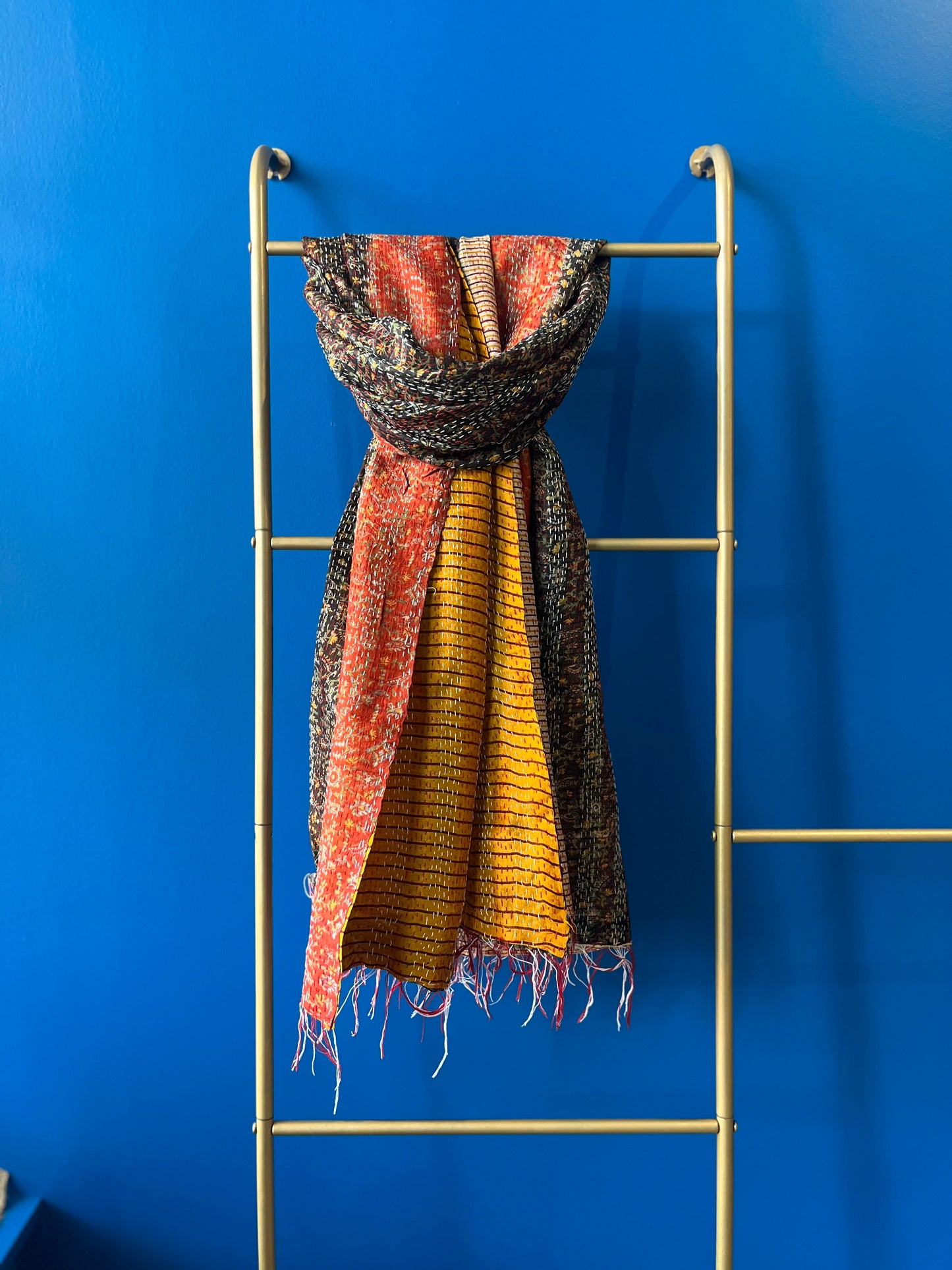 Silk/Silk Blend Scarf Wide - Pattern 6