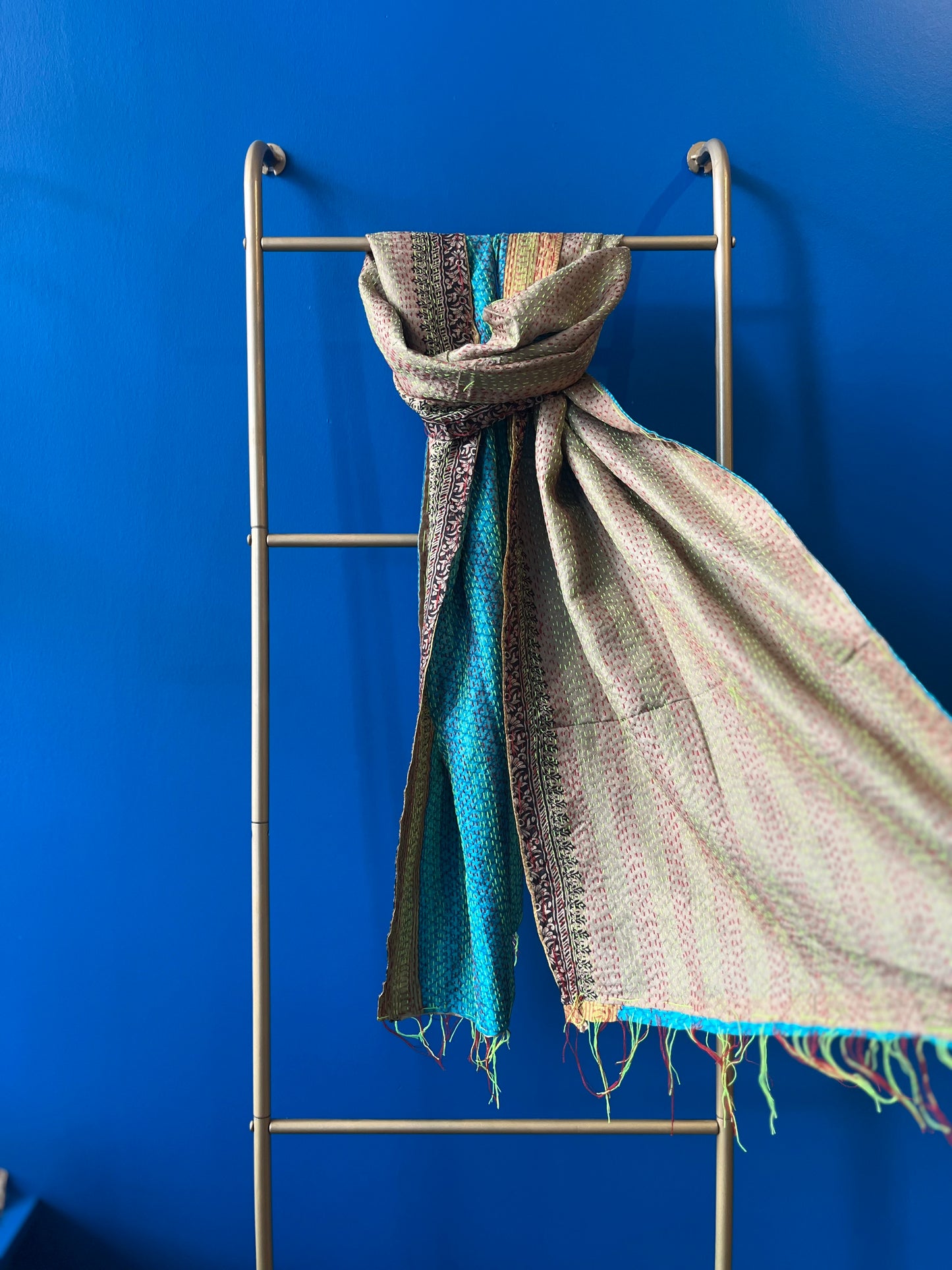 Silk/Silk Blend Scarf Narrow- Pattern 3