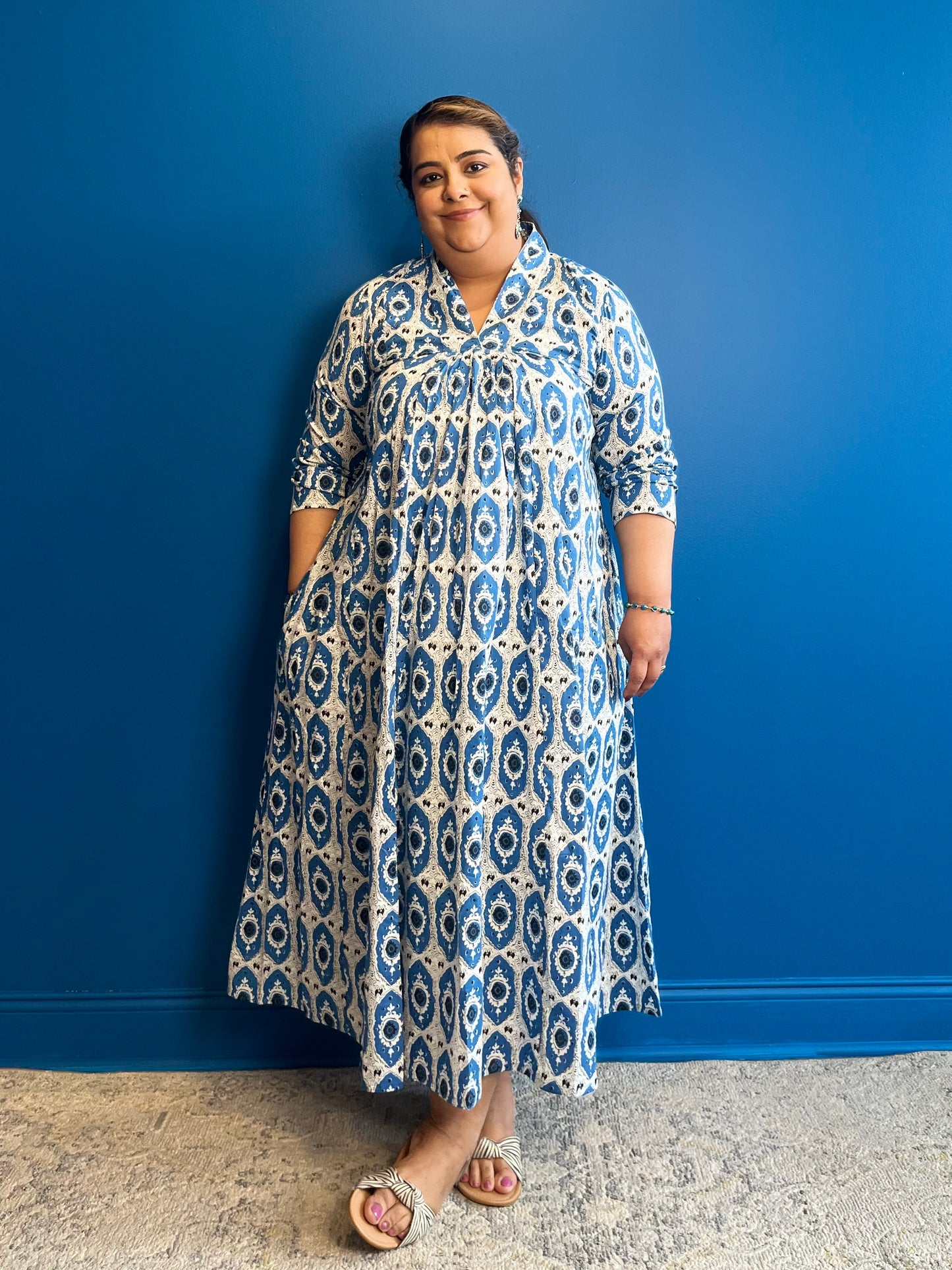 Maxi Dress in Navy Blue