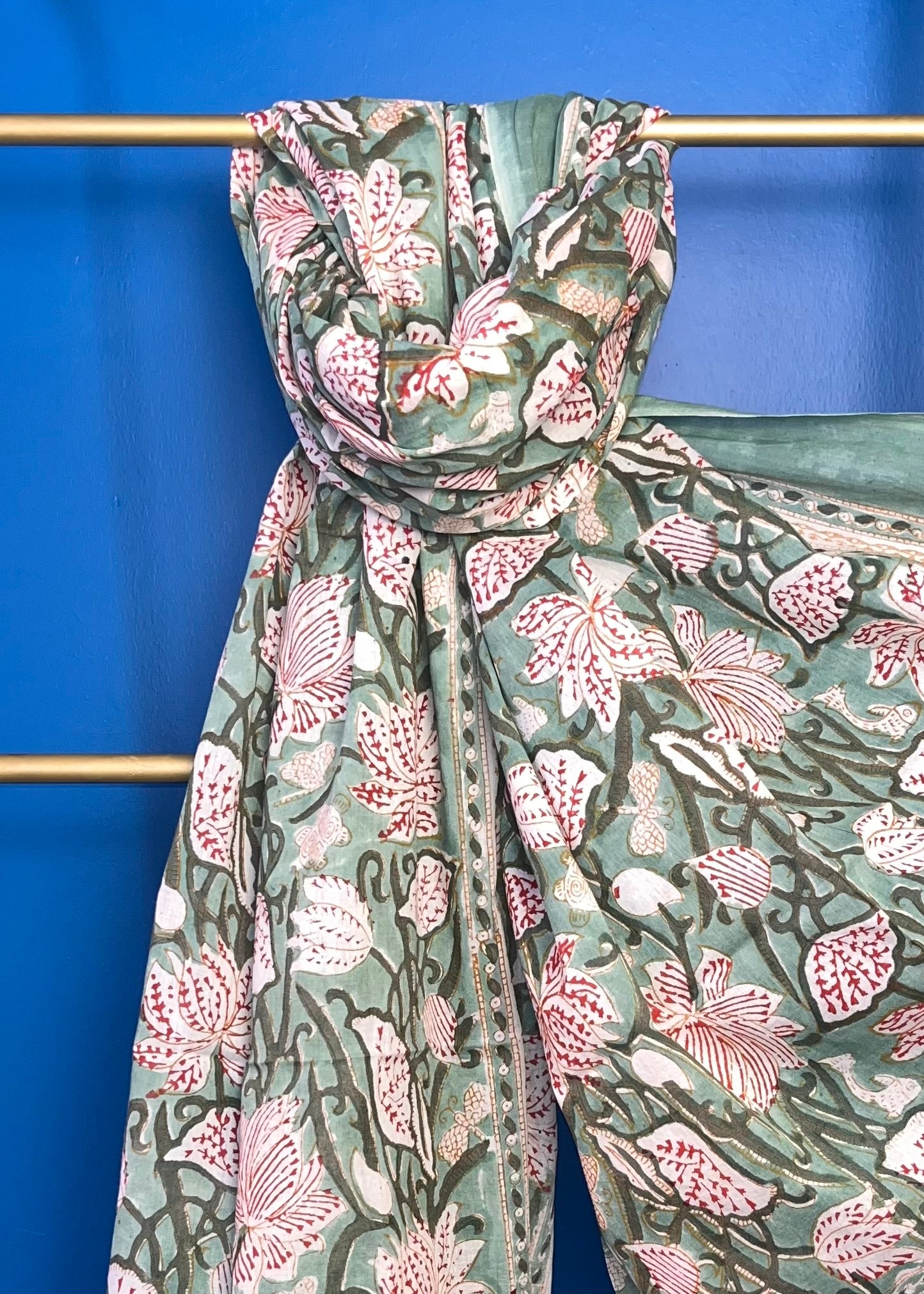 Cotton Scarf- Lt.Green