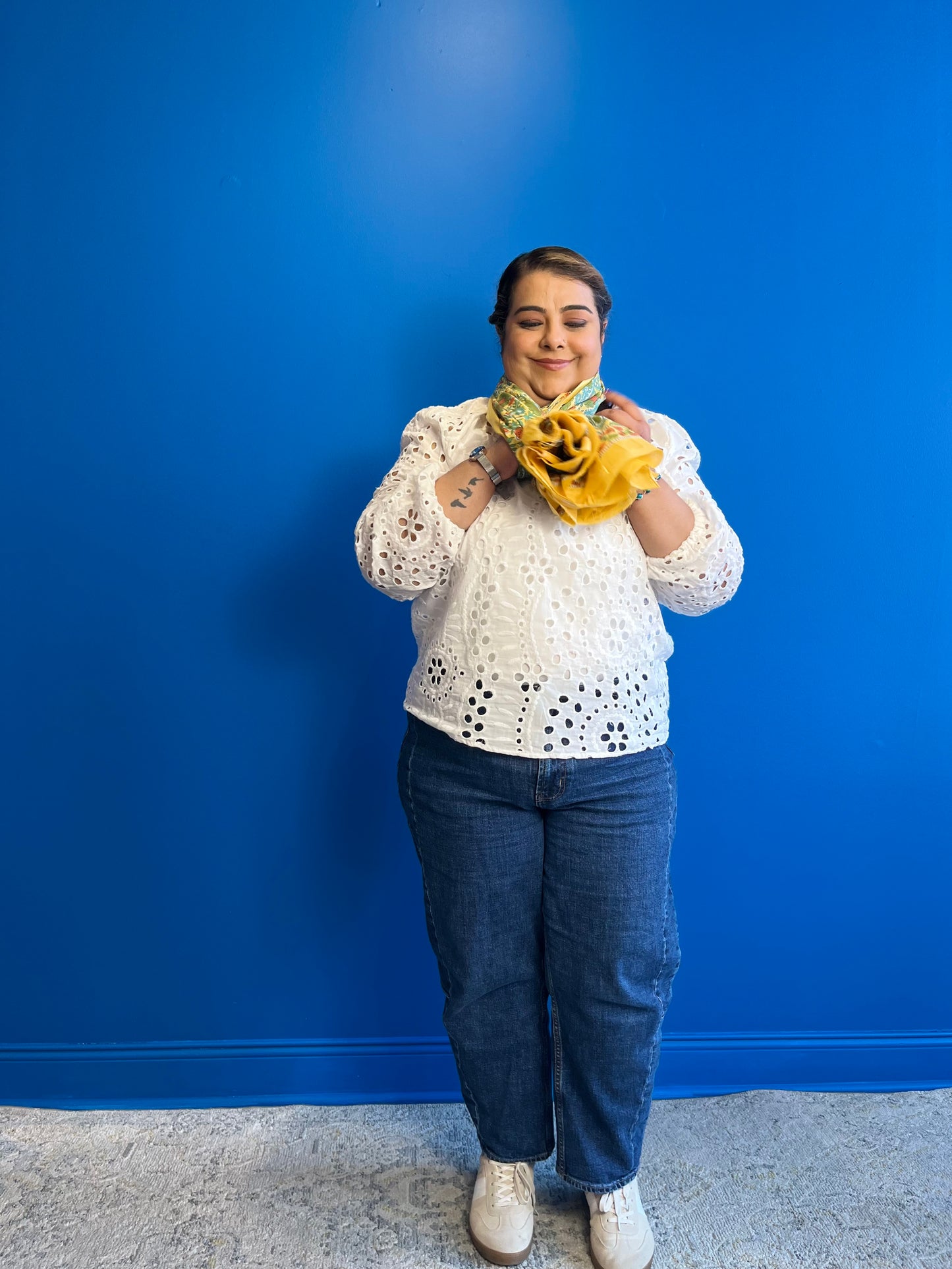 Garden Scarf in Yellow
