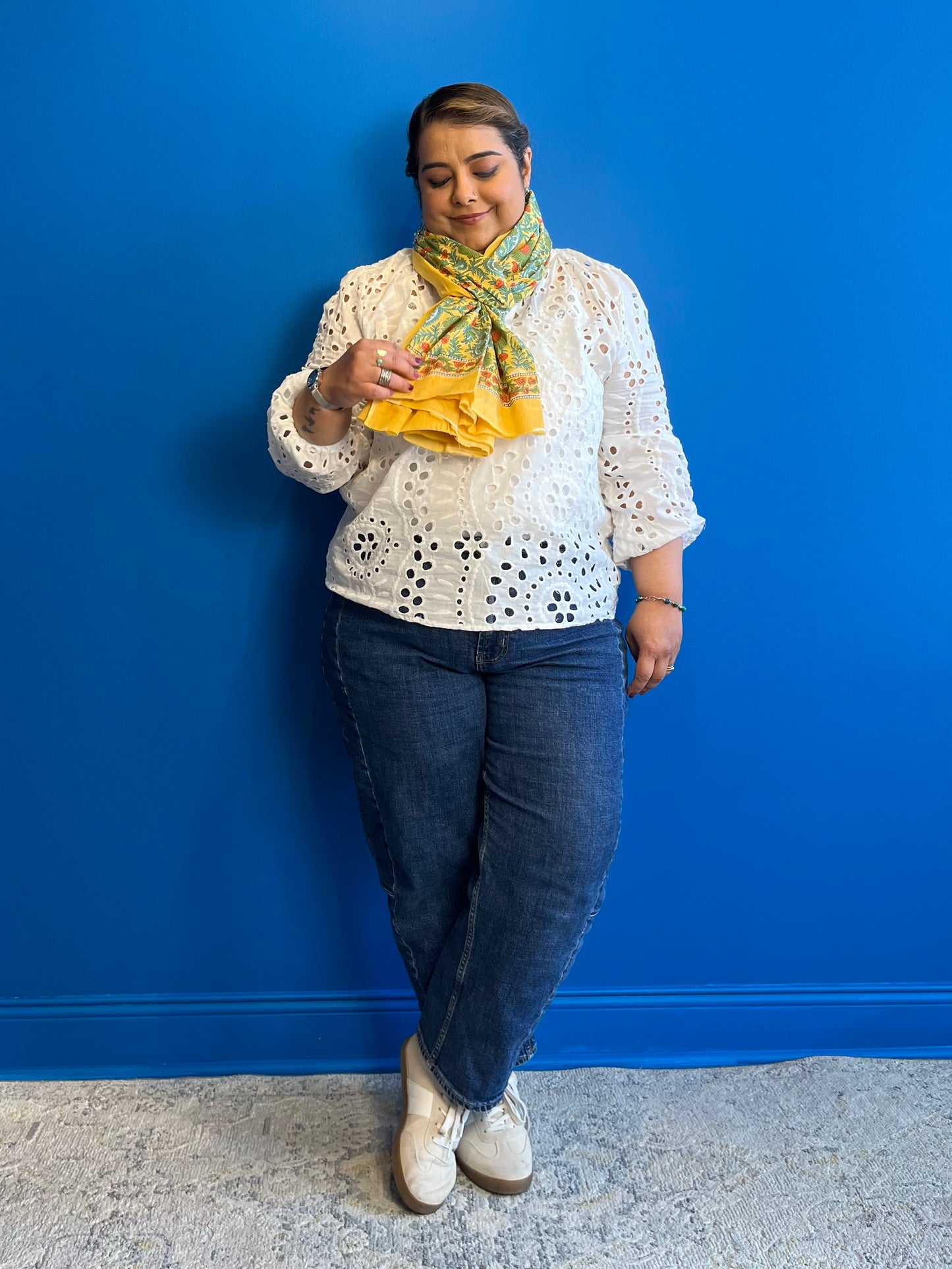 Garden Scarf in Yellow
