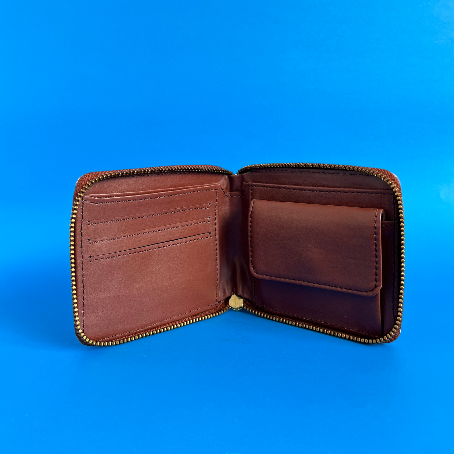 Butterfly Wallet in Blue Rust
