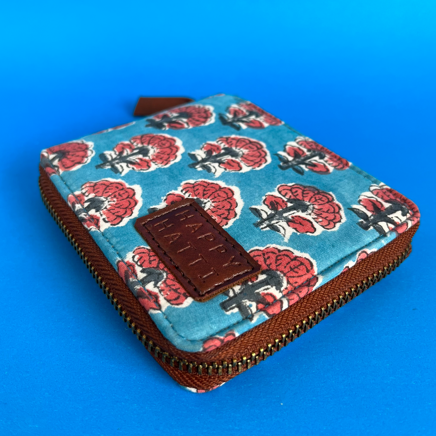 Butterfly Wallet in Blue Rust