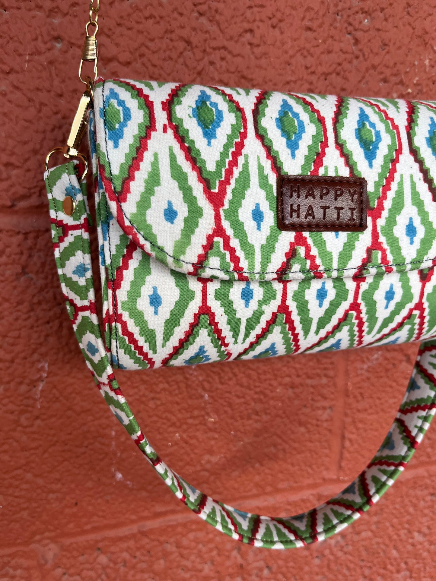 August Box Bag in Geometric