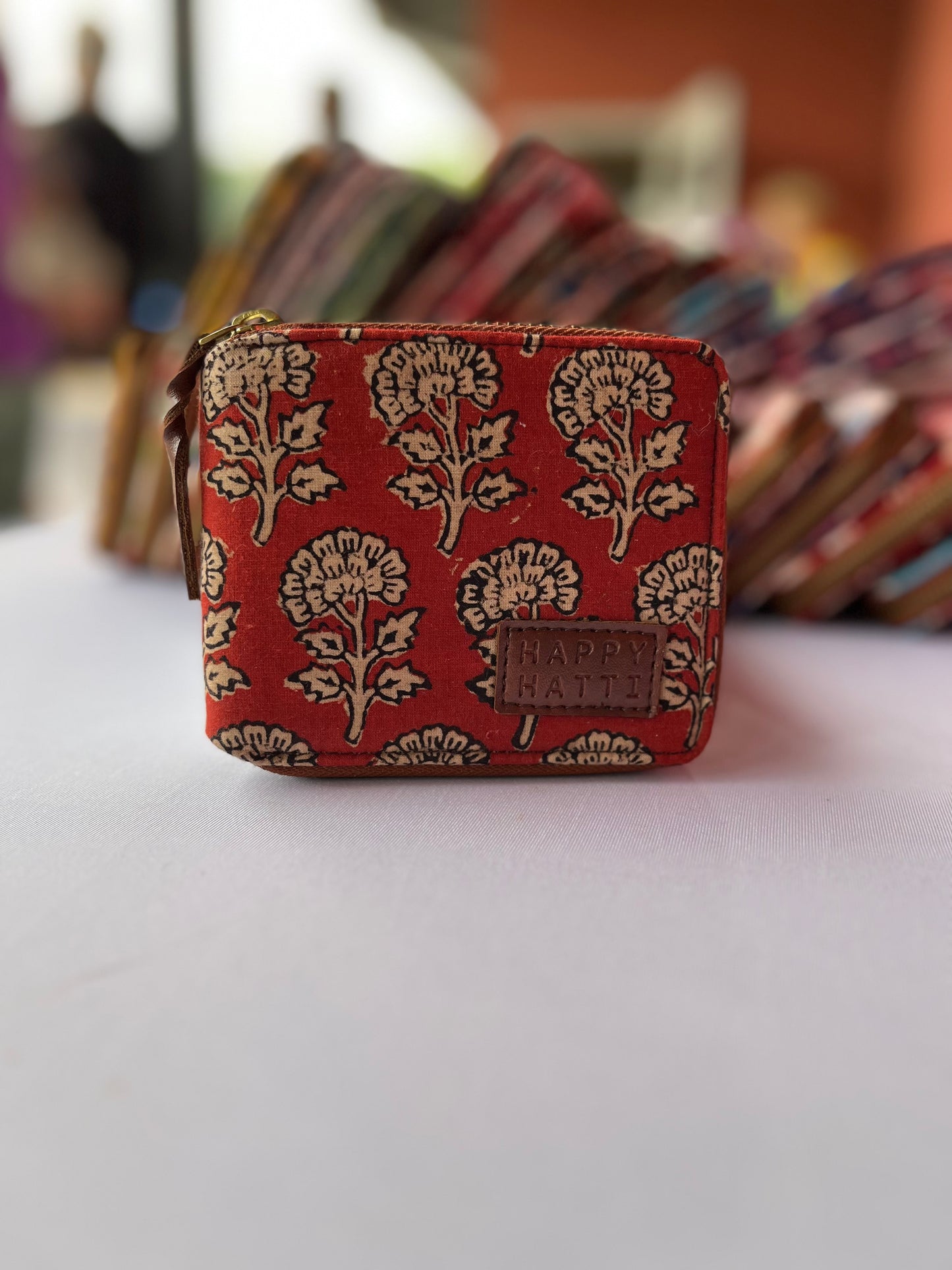 Butterfly Wallet in Deep Red