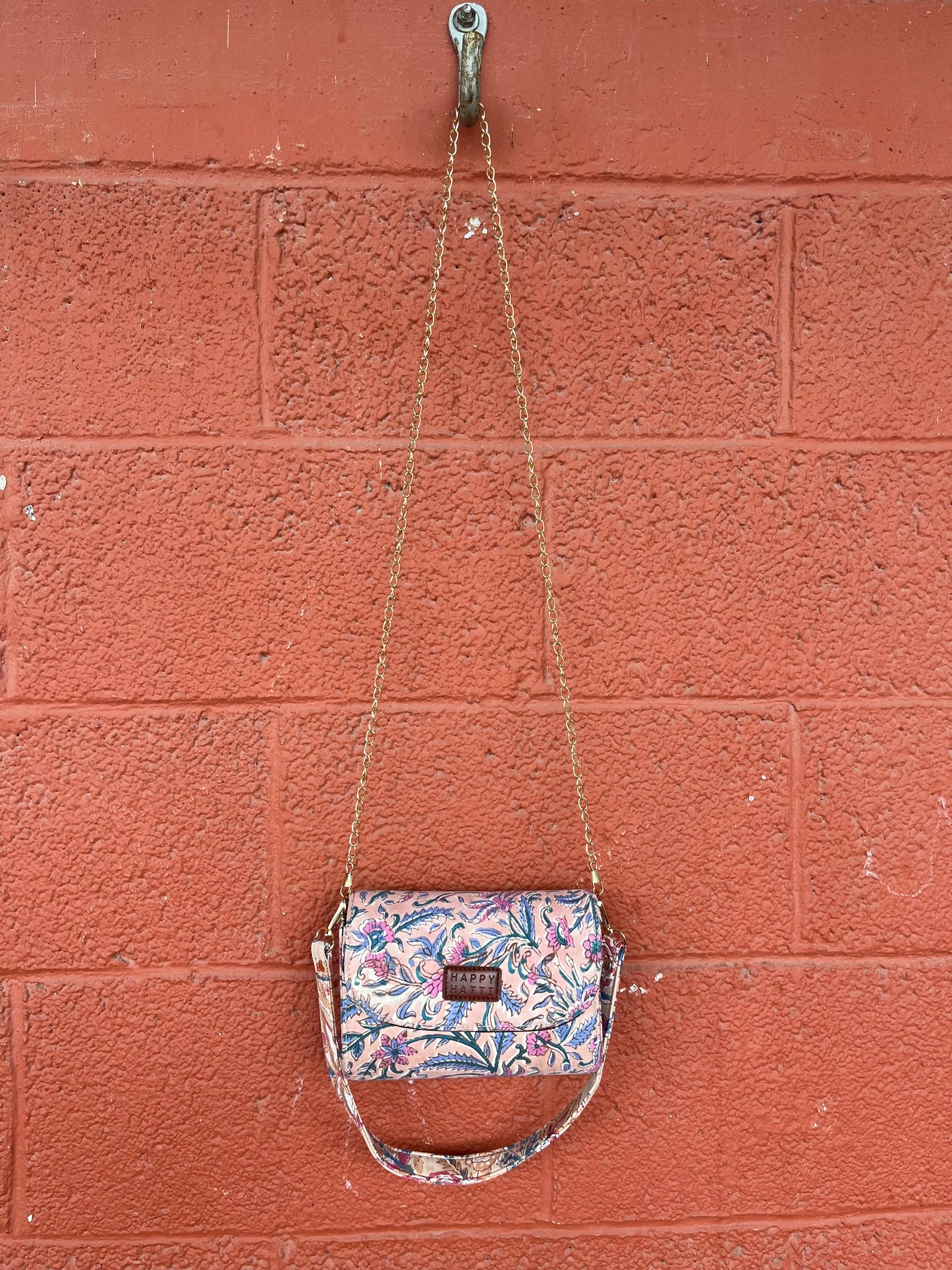 August Box Bag in Blush Beige