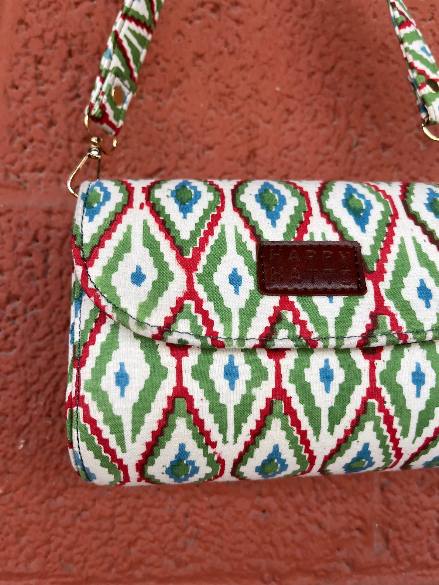 August Box Bag in Geometric