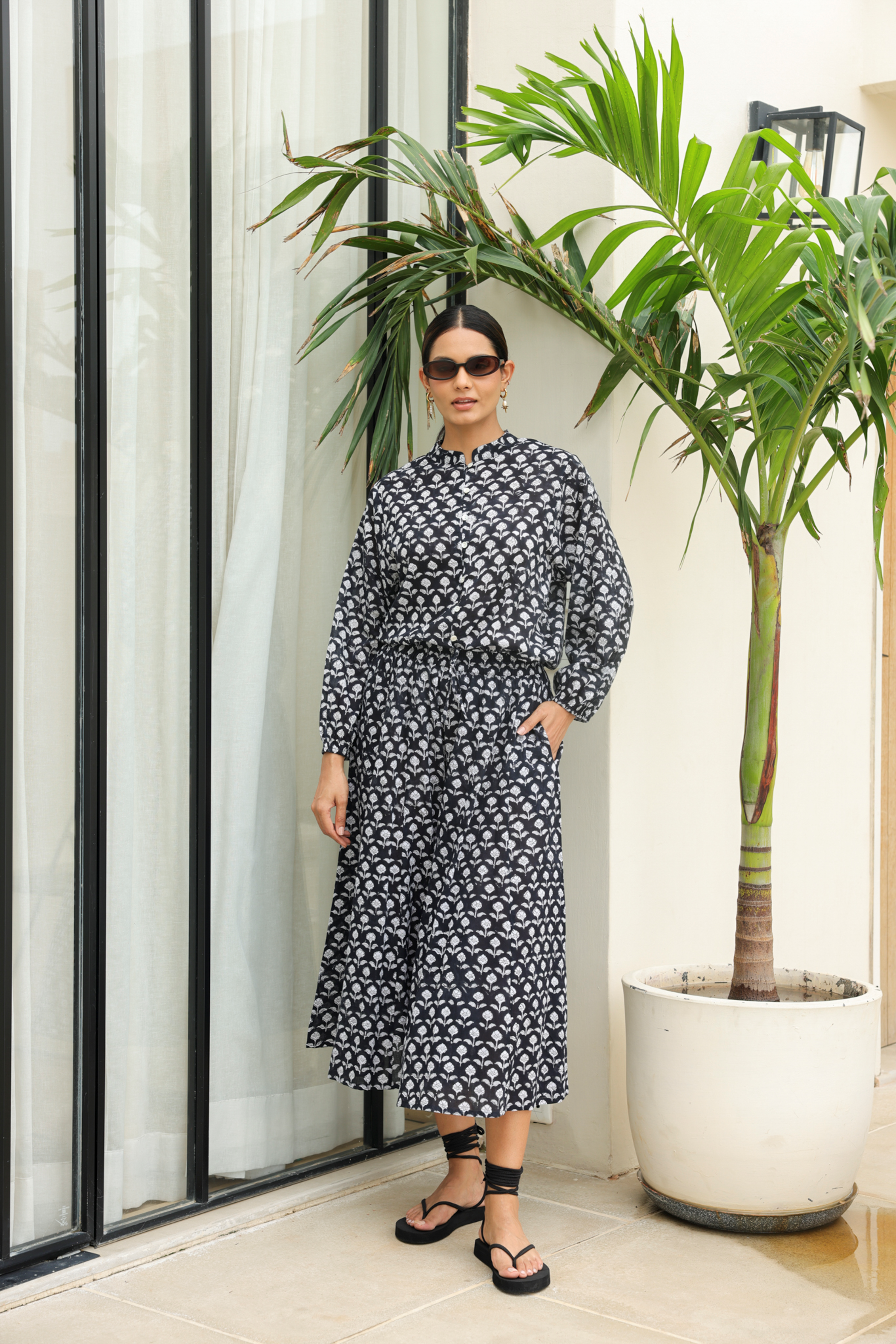 Culottes in Black White