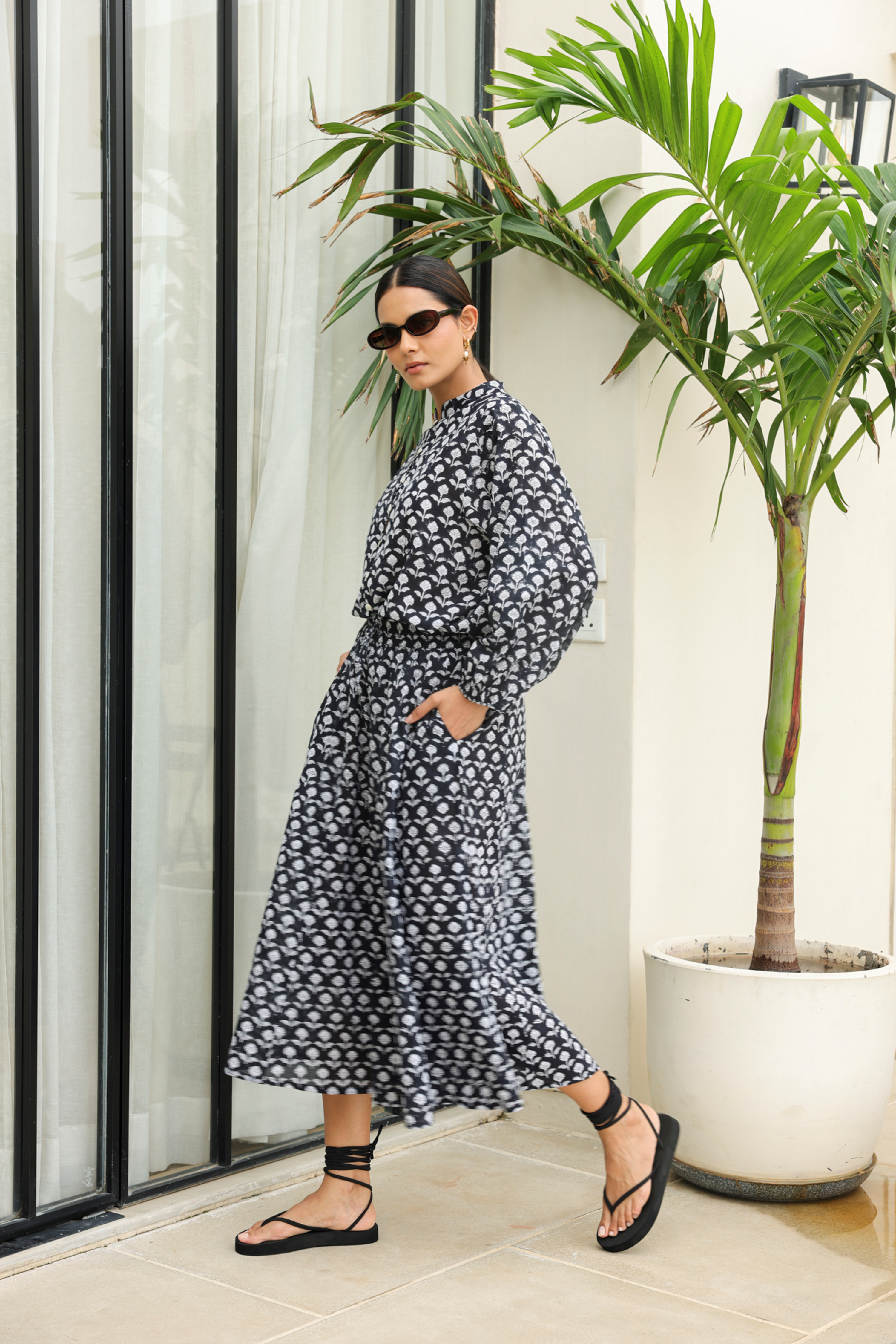 Culottes in Black White