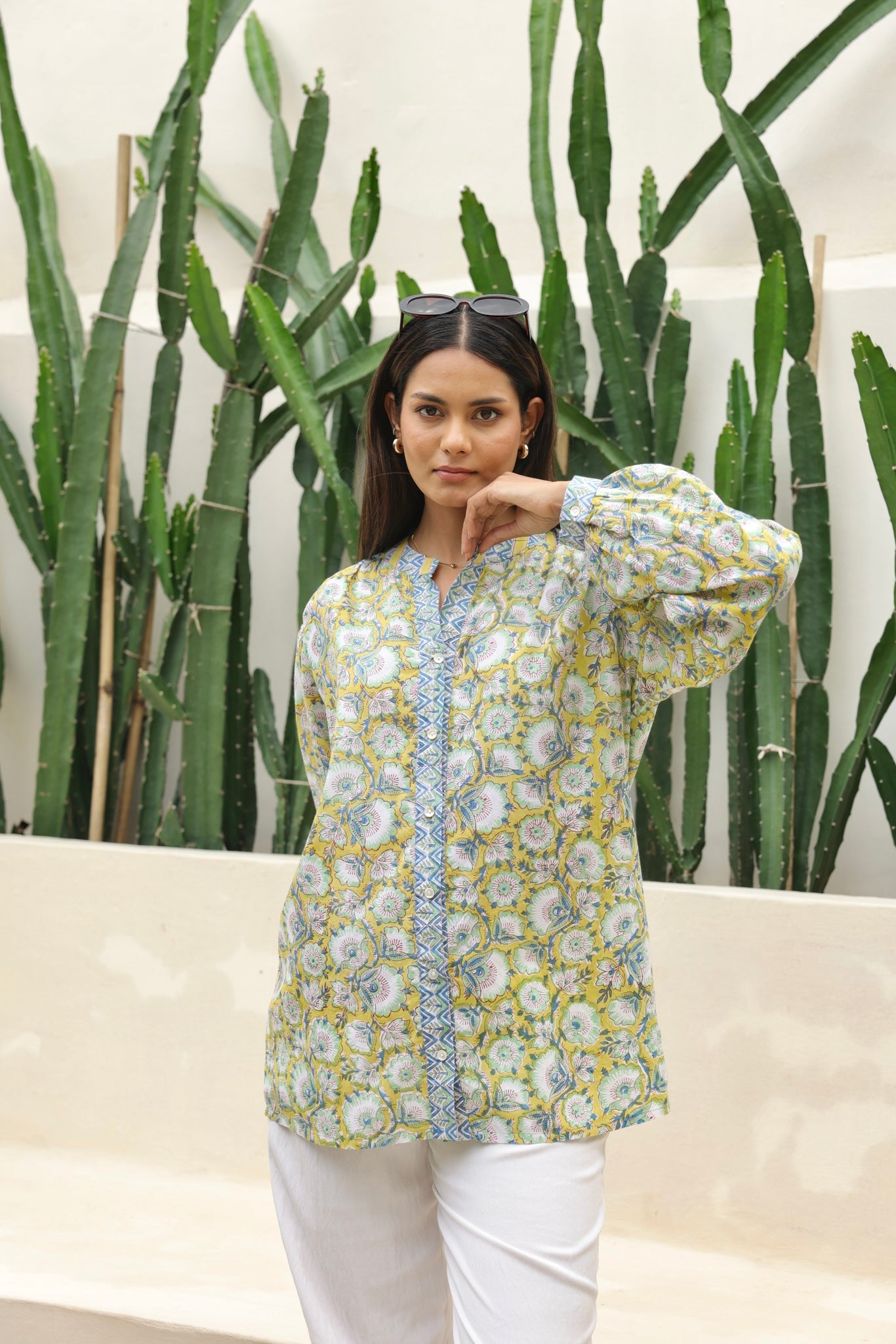 Gardenia Blouse in Yellow