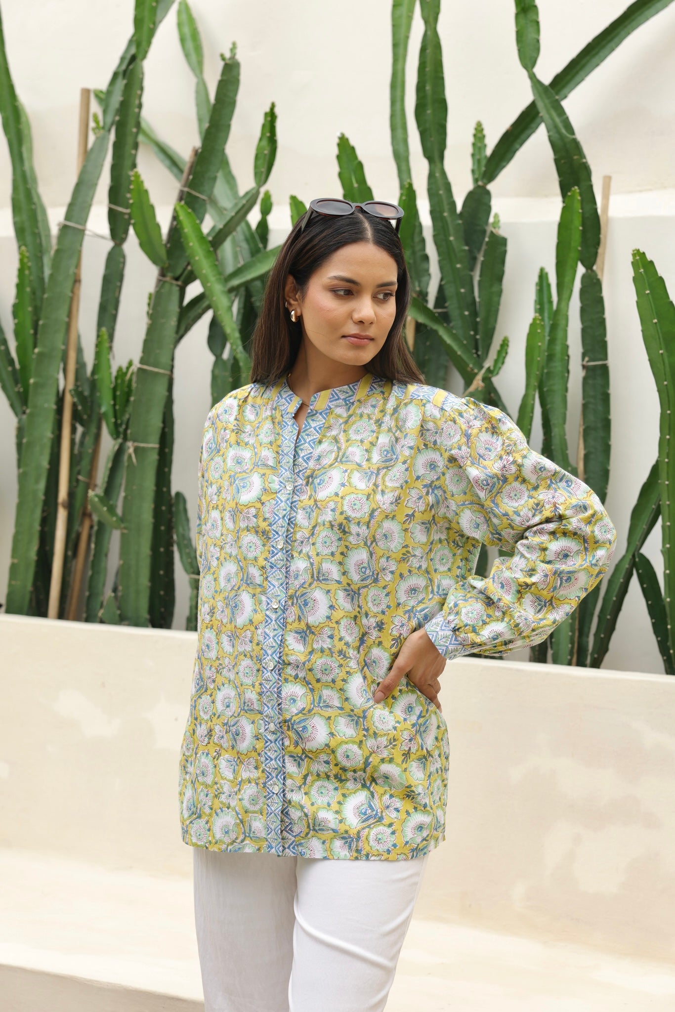 Gardenia Blouse in Yellow