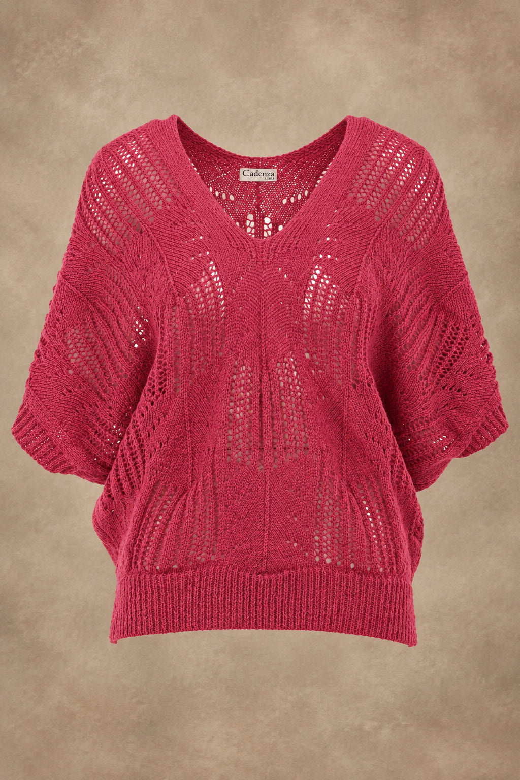 Mohair Blend Sweater Top in  Autumn Pink