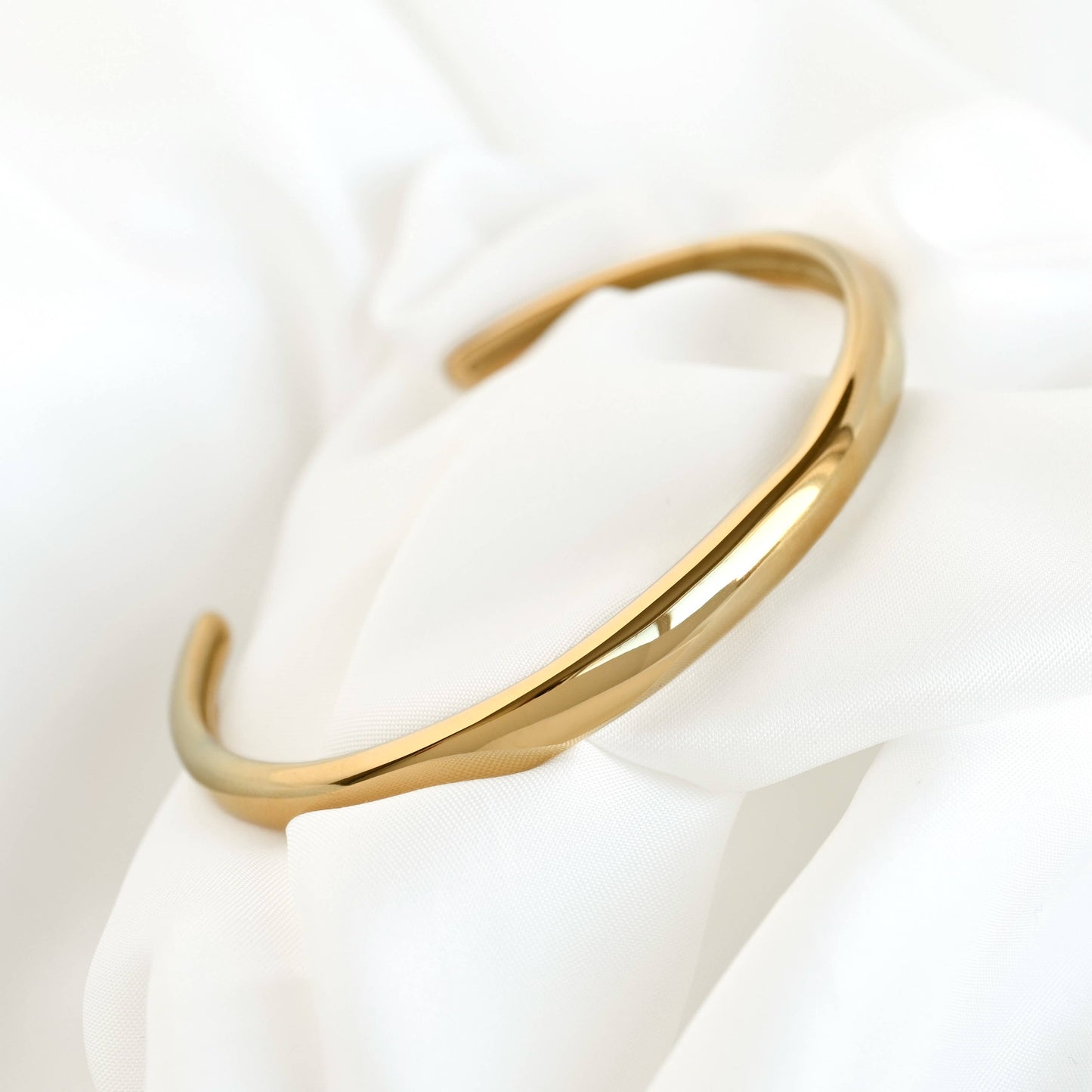 Slim Dome Cuff Bracelet