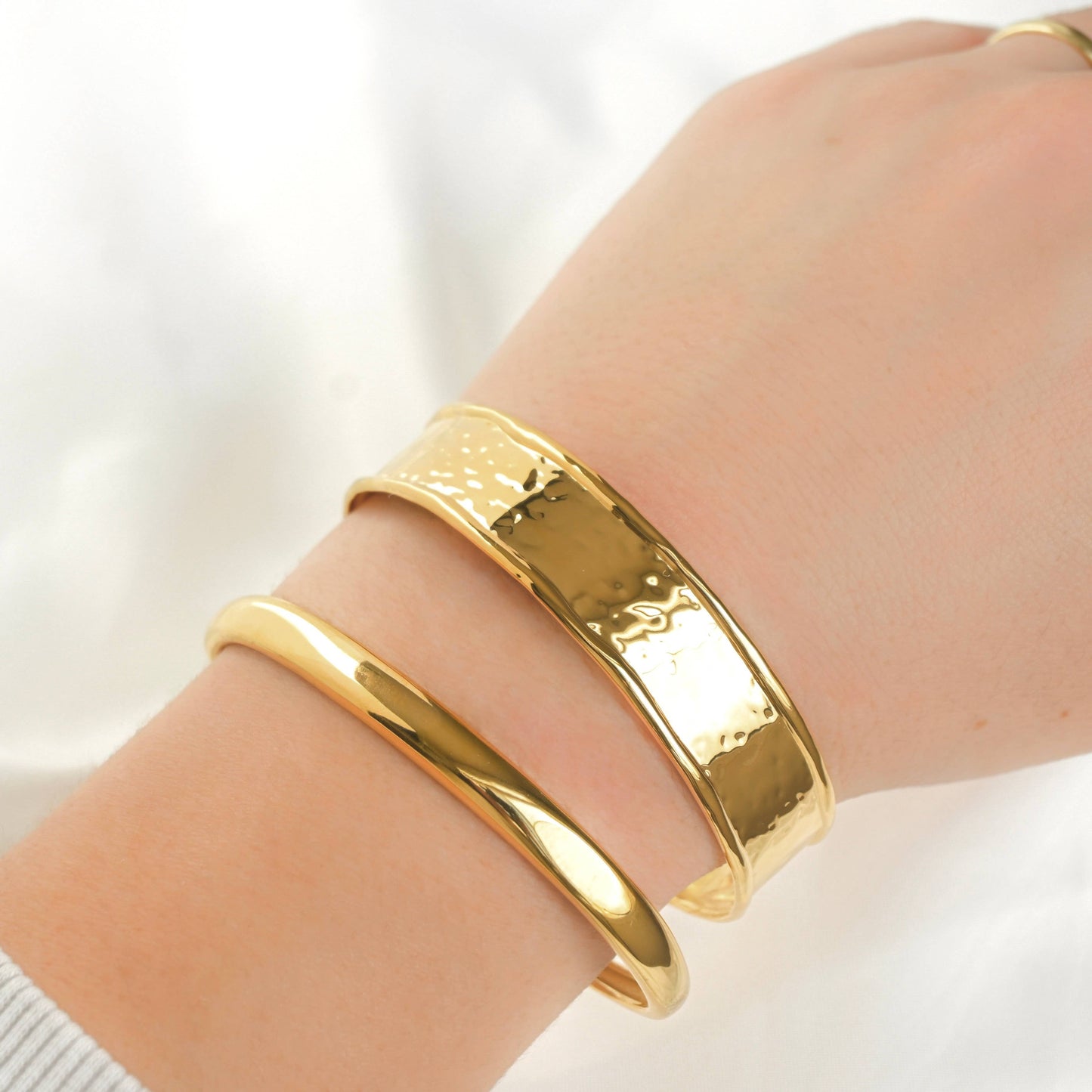 Slim Dome Cuff Bracelet