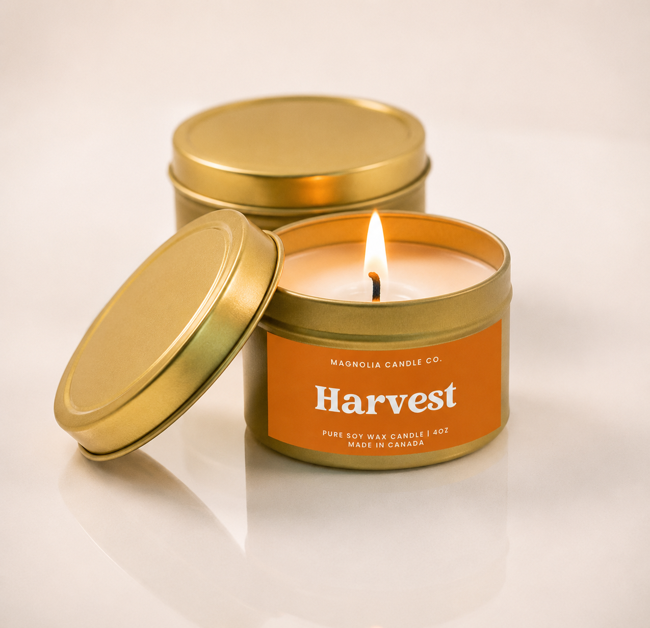 Harvest, 4oz Pure Soy Candle Tin