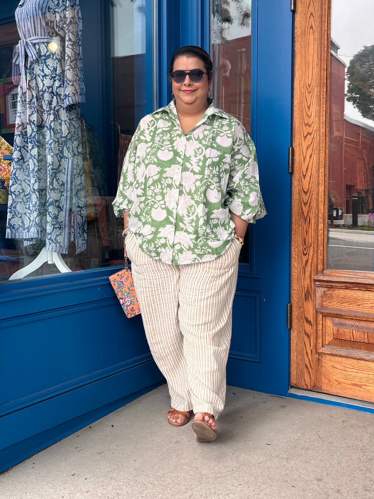Loose Shirt in Green