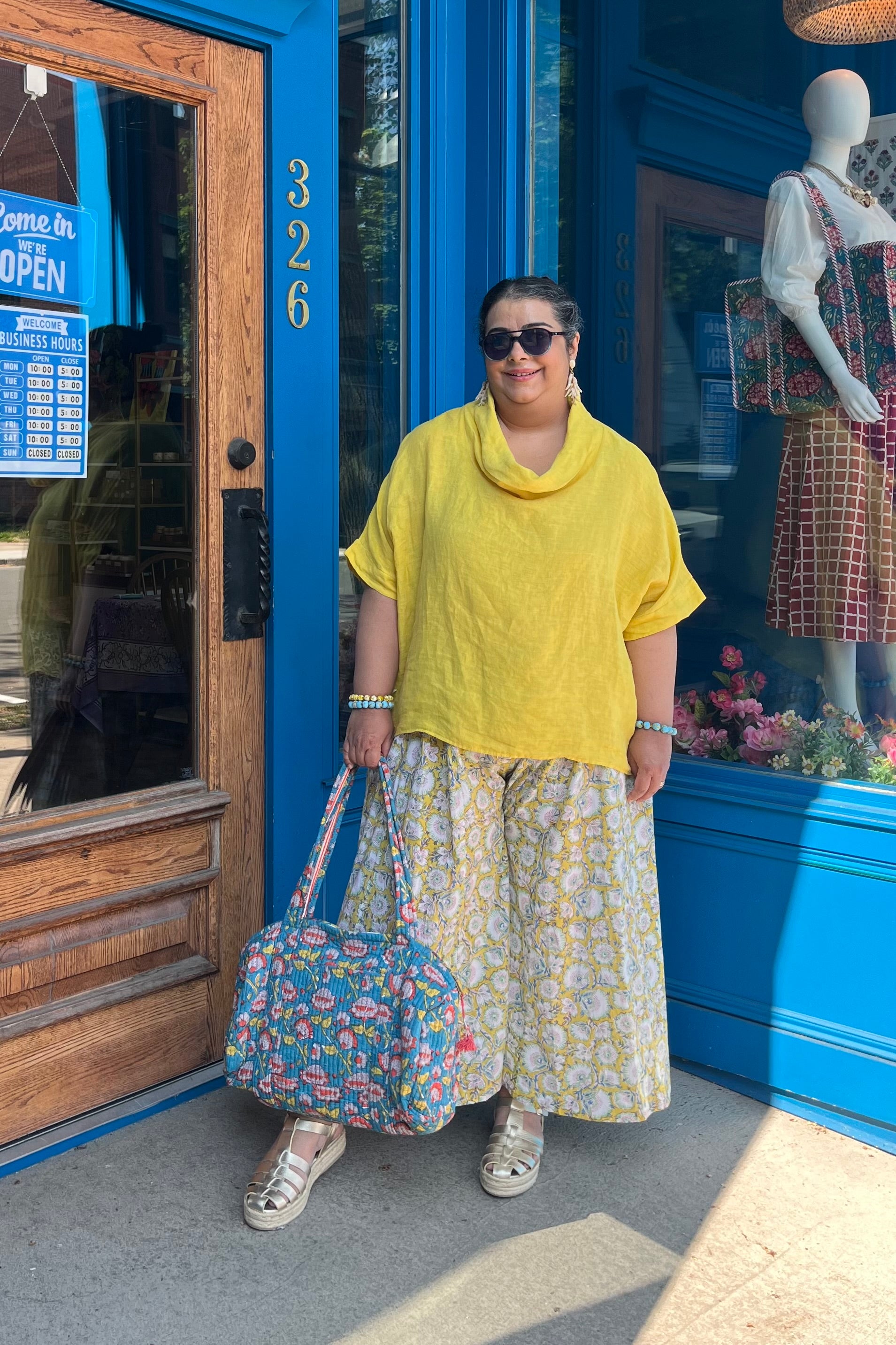 Culottes in Yellow