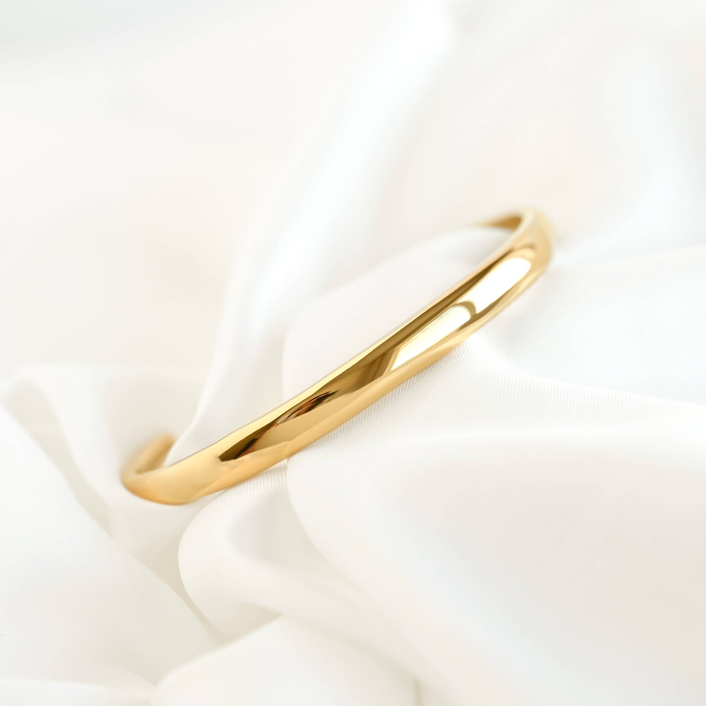 Slim Dome Cuff Bracelet