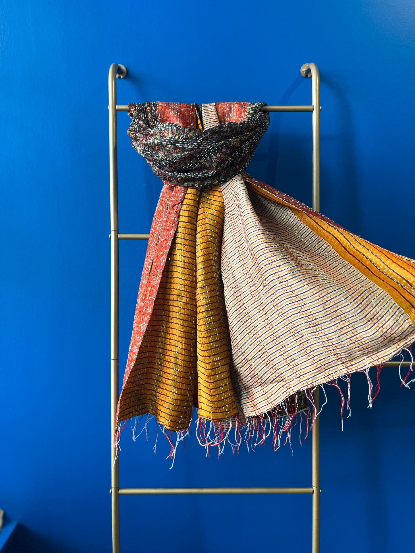 Silk/Silk Blend Scarf Wide - Pattern 6