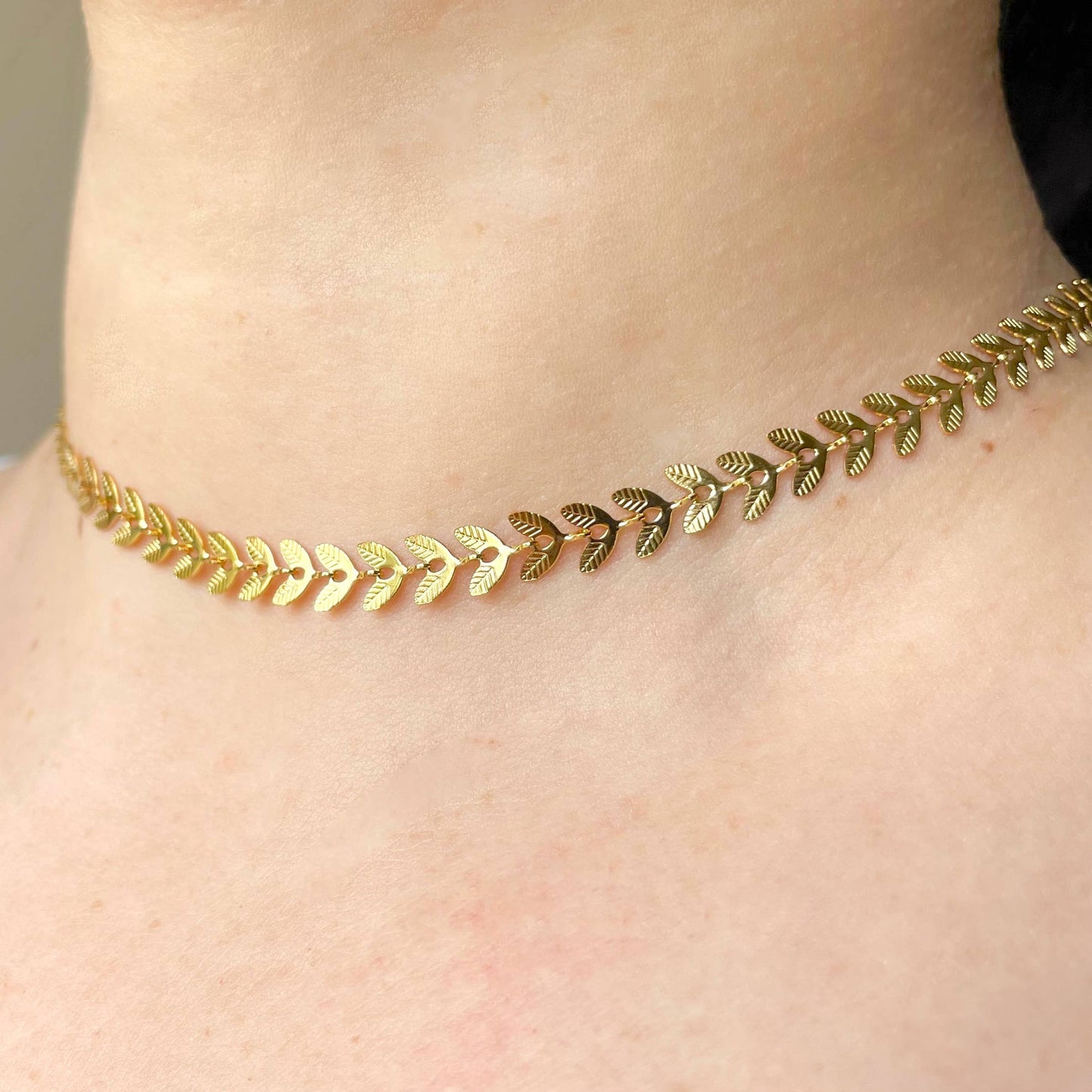 2 pcs Gold Necklace Set