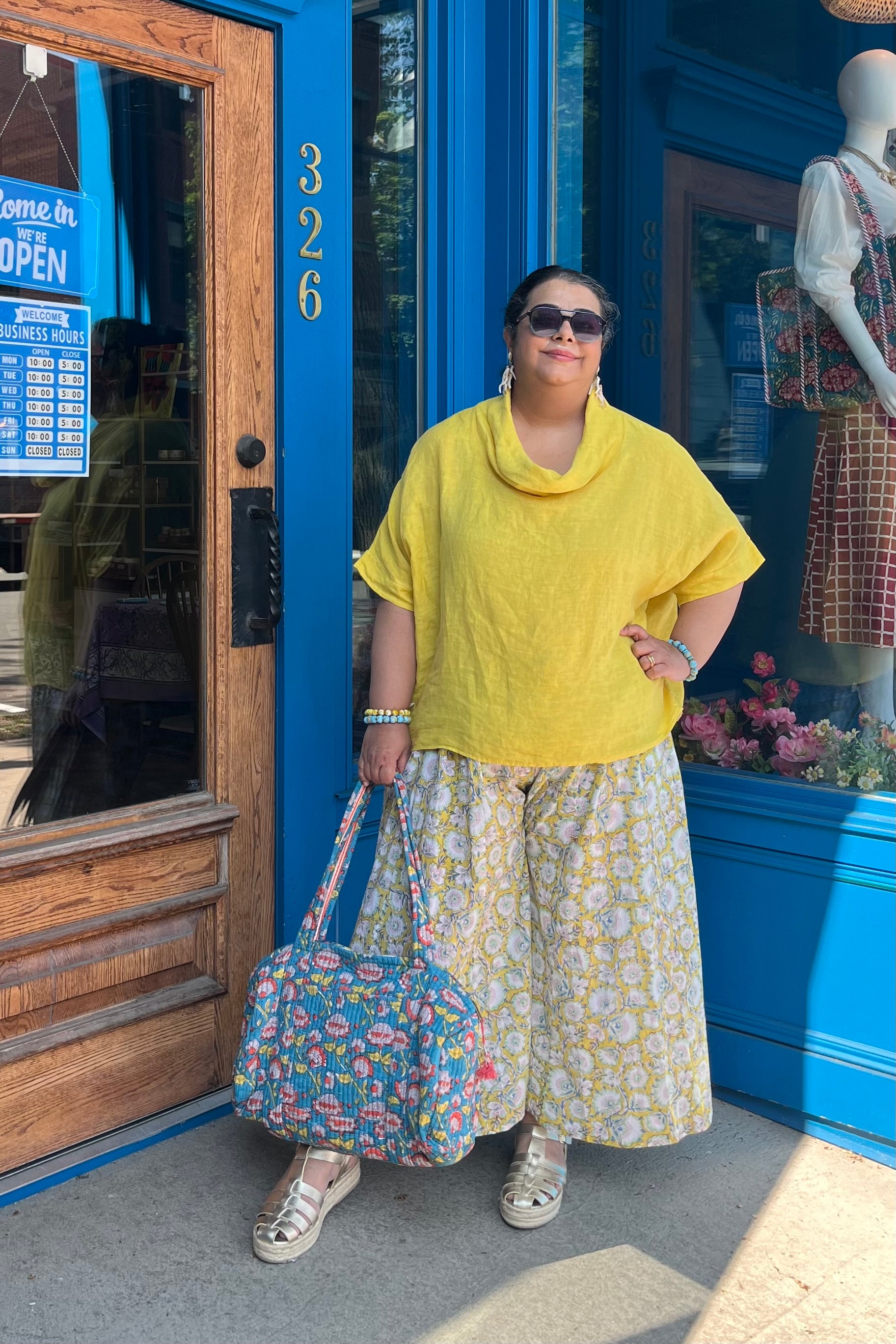 Culottes in Yellow