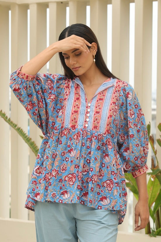 Tulip Top - Blue