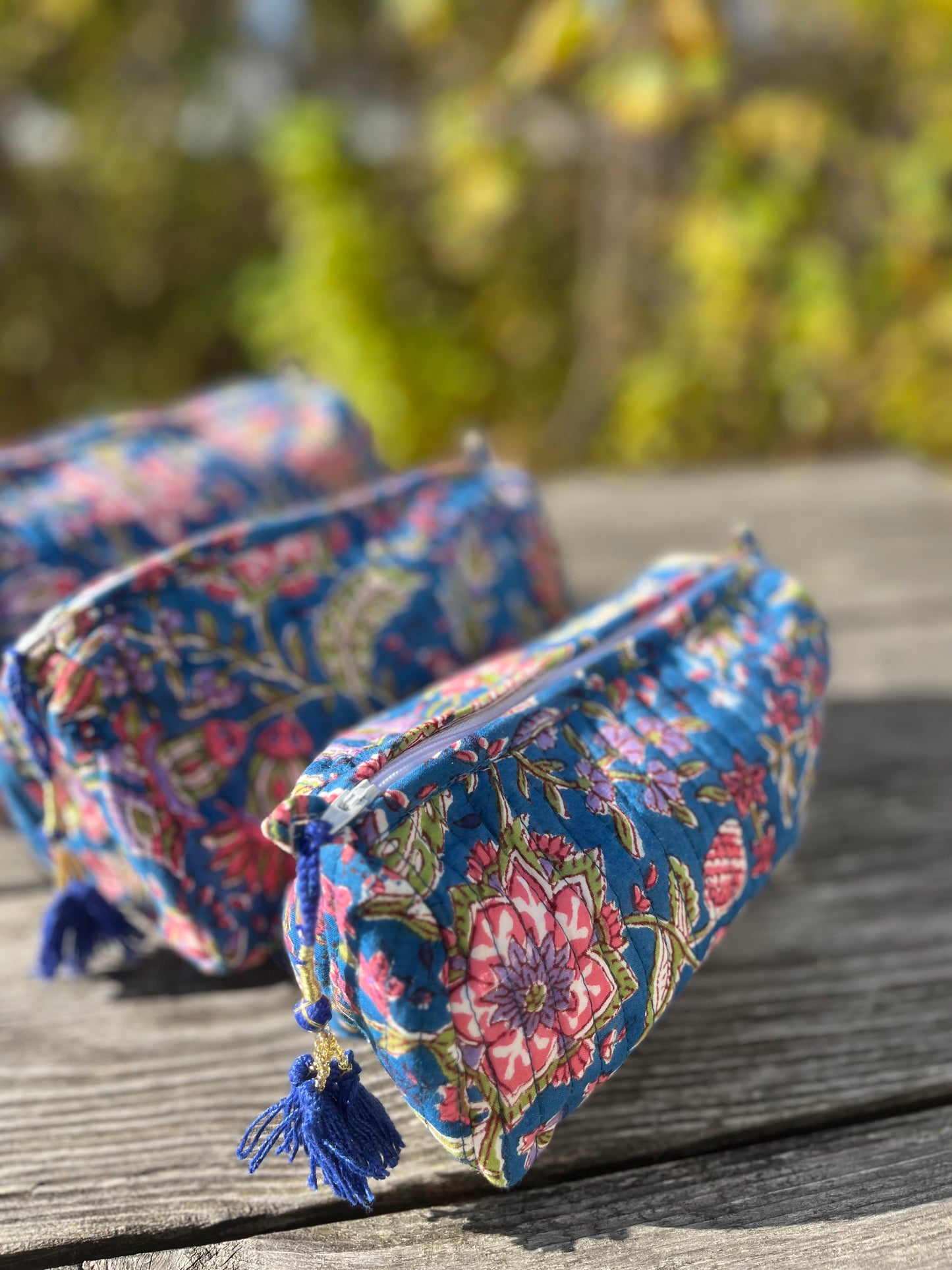 Make Up Bag in Royal Blue