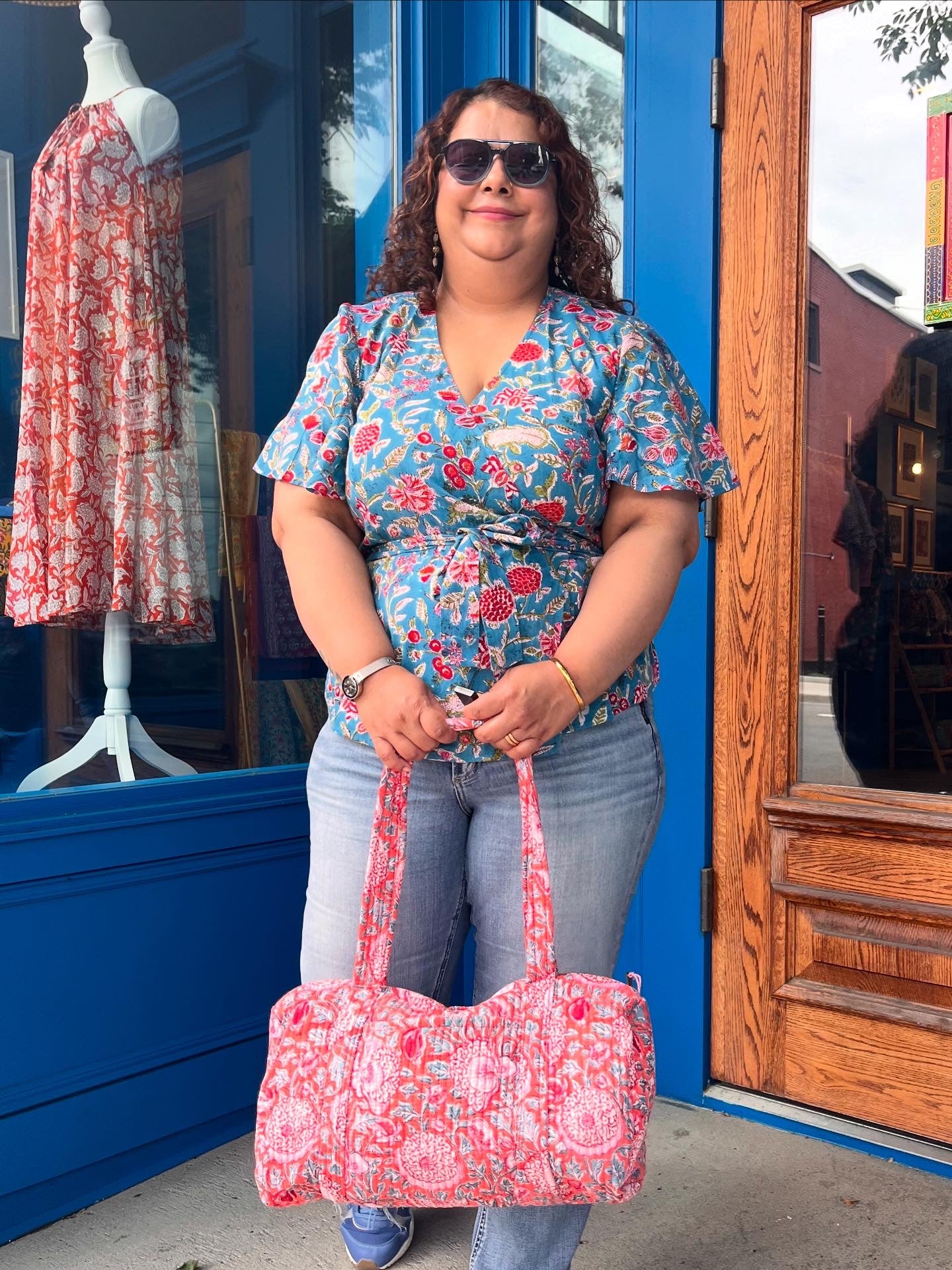 Wrap Top with Flutter Sleeve