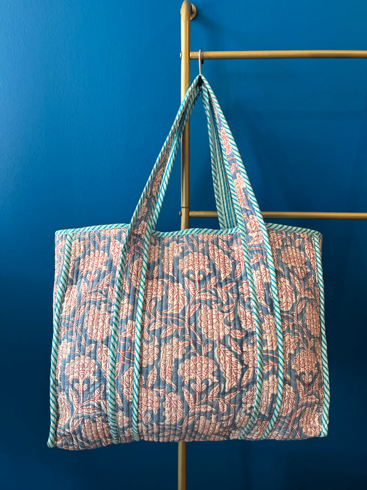 Tote Bag in Light Blue