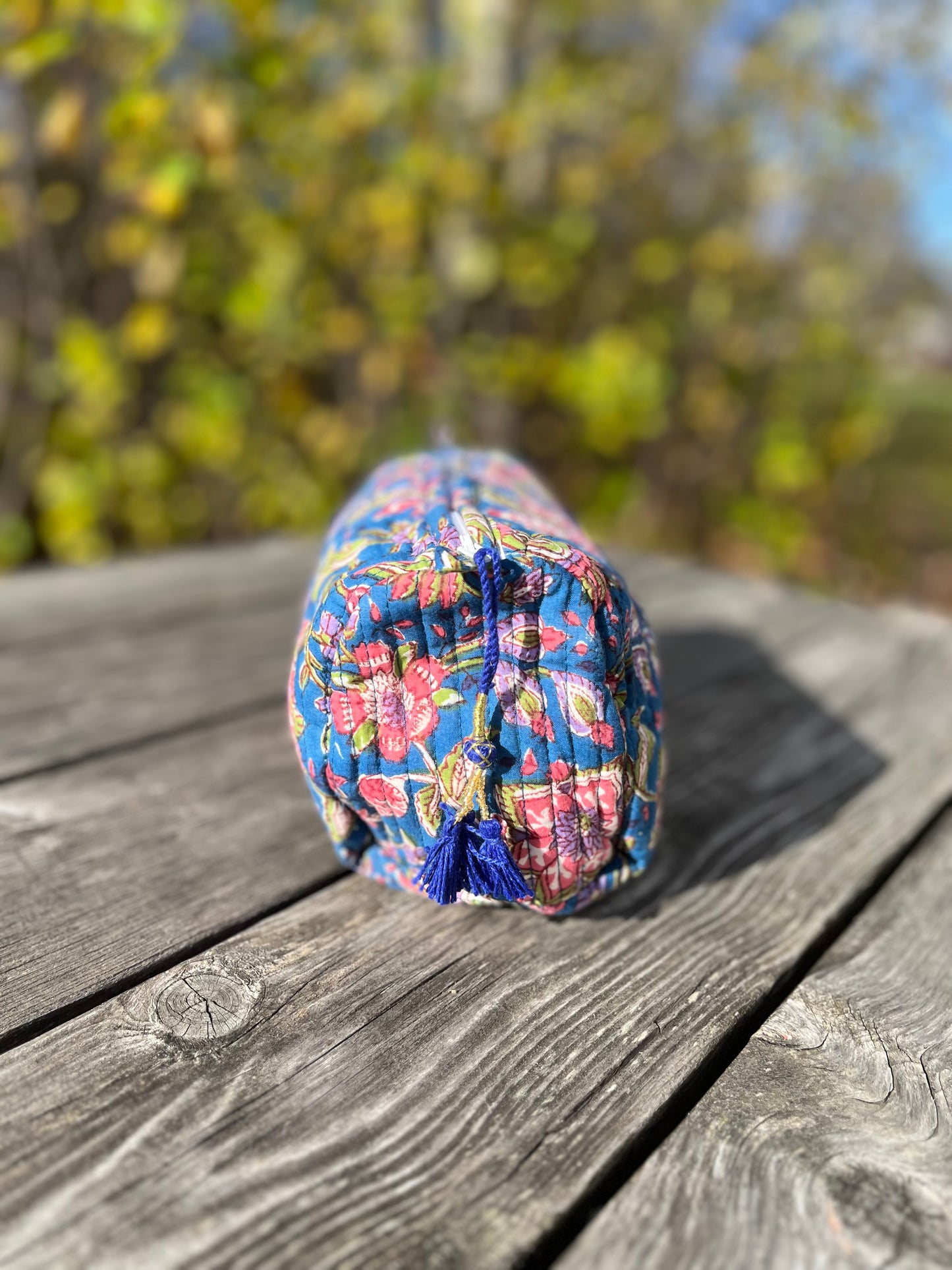 Make Up Bag in Royal Blue