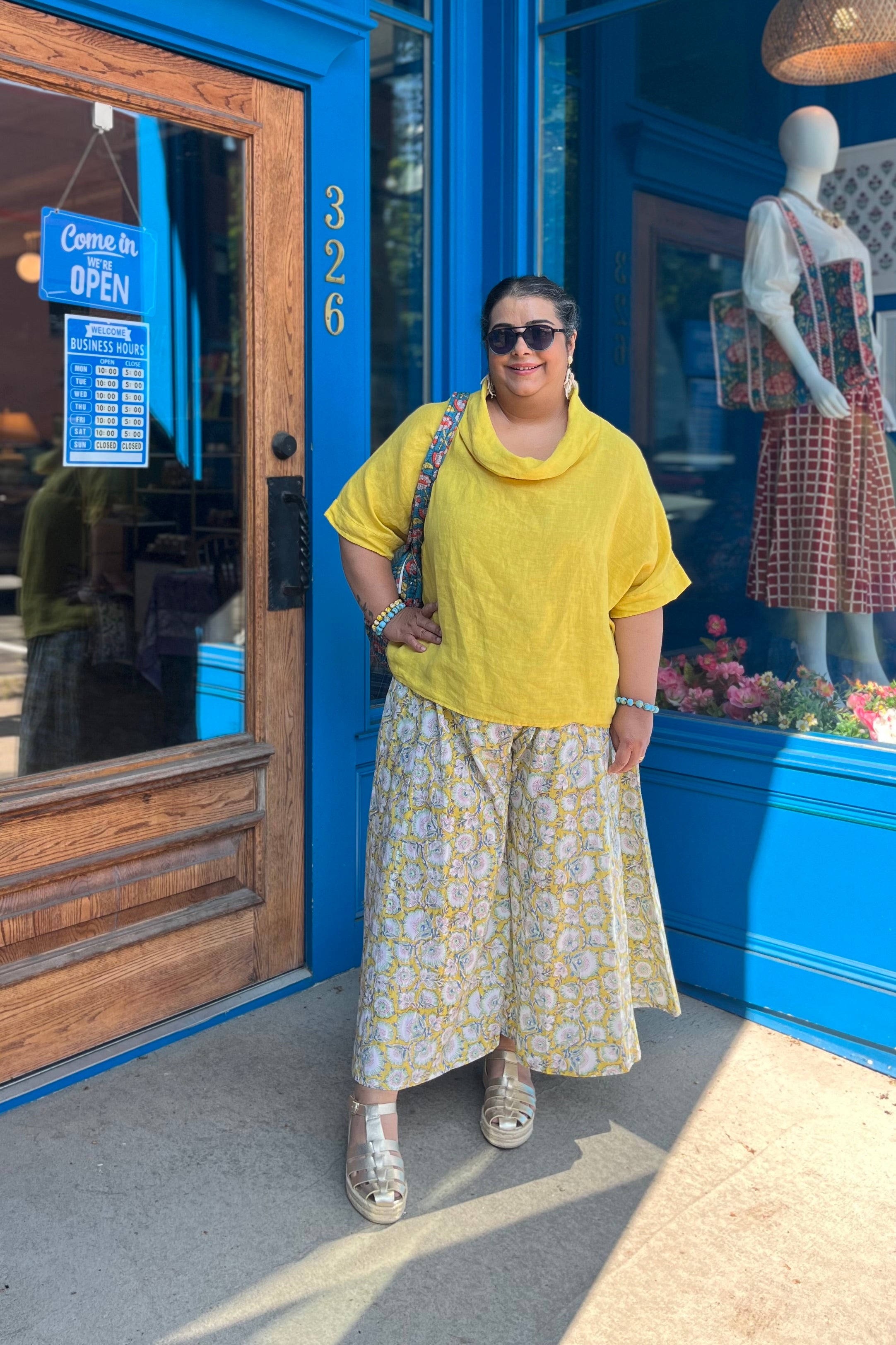 Culottes in Yellow