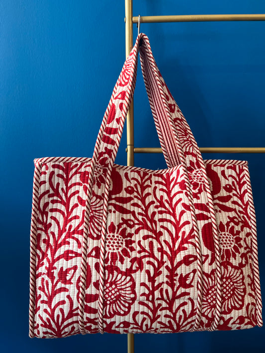 Tote Bag in Red